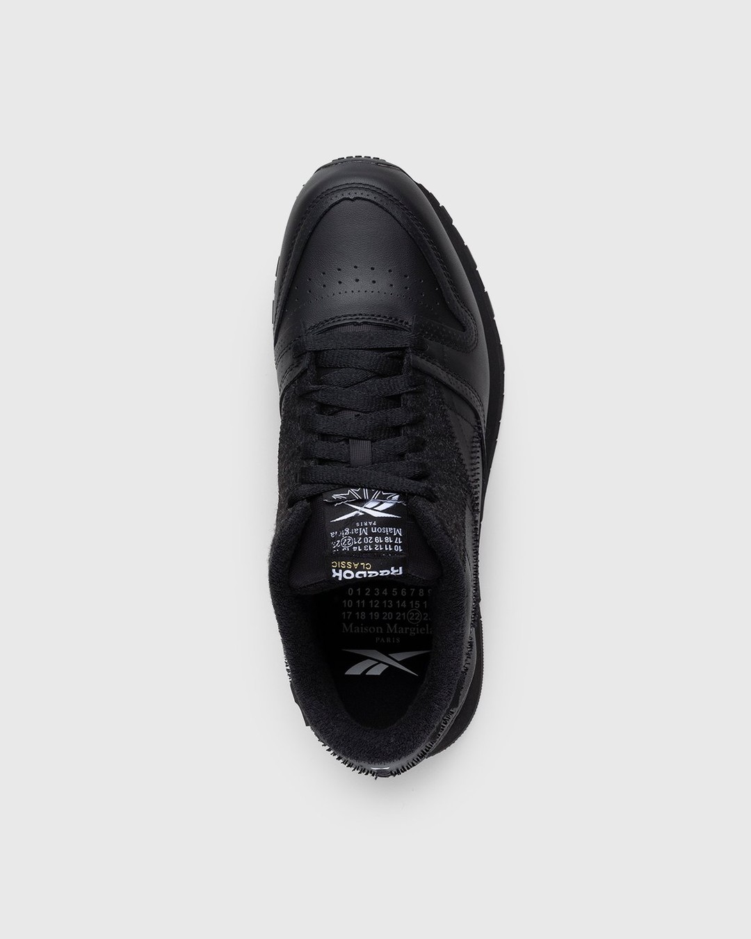 Maison Margiela x Reebok – Classic Leather Memory Of Black/Footwear White/ Black | Highsnobiety