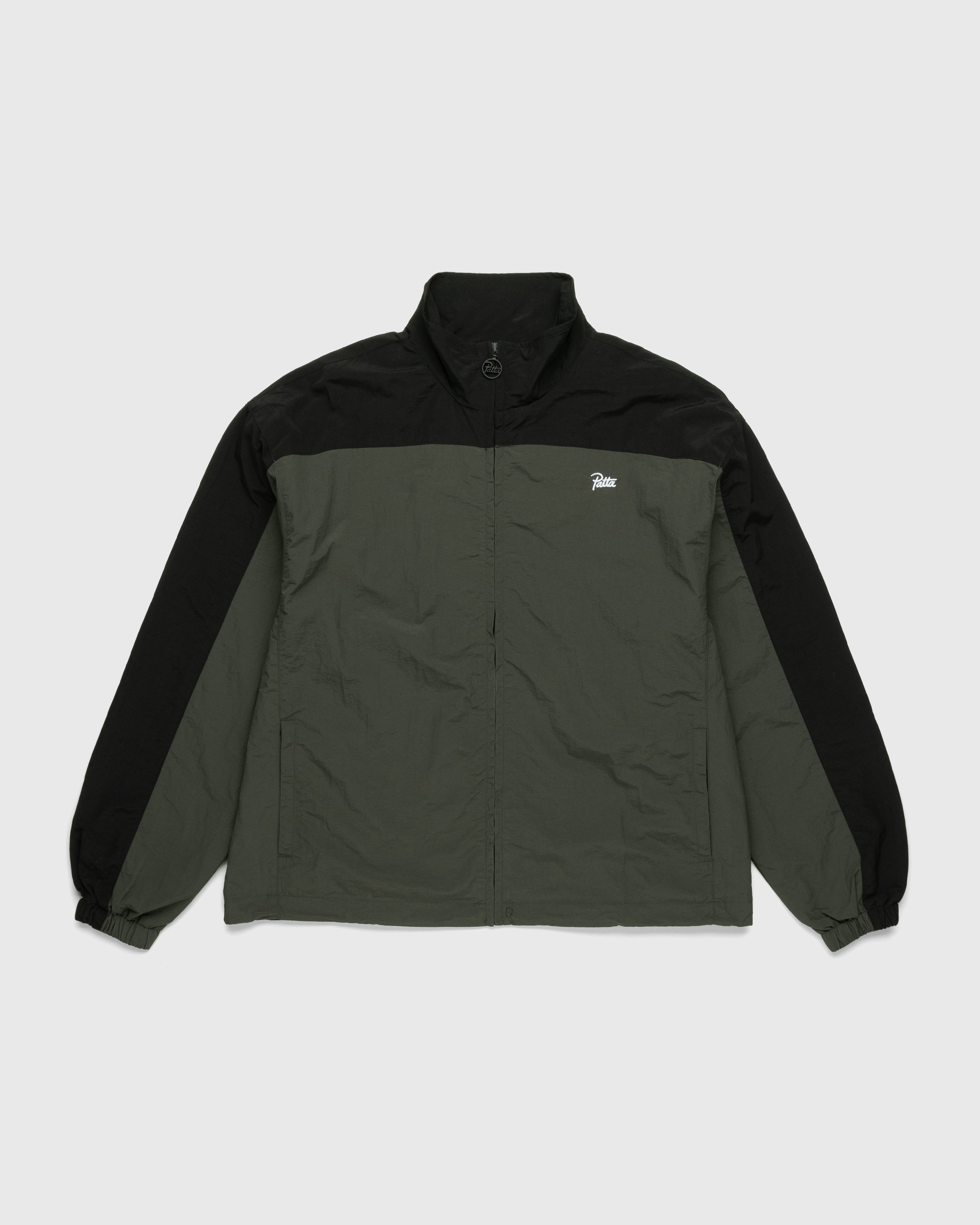Patta – Athletic Track Jacket Black/Charcoal Grey - Outerwear - Black - Image 1