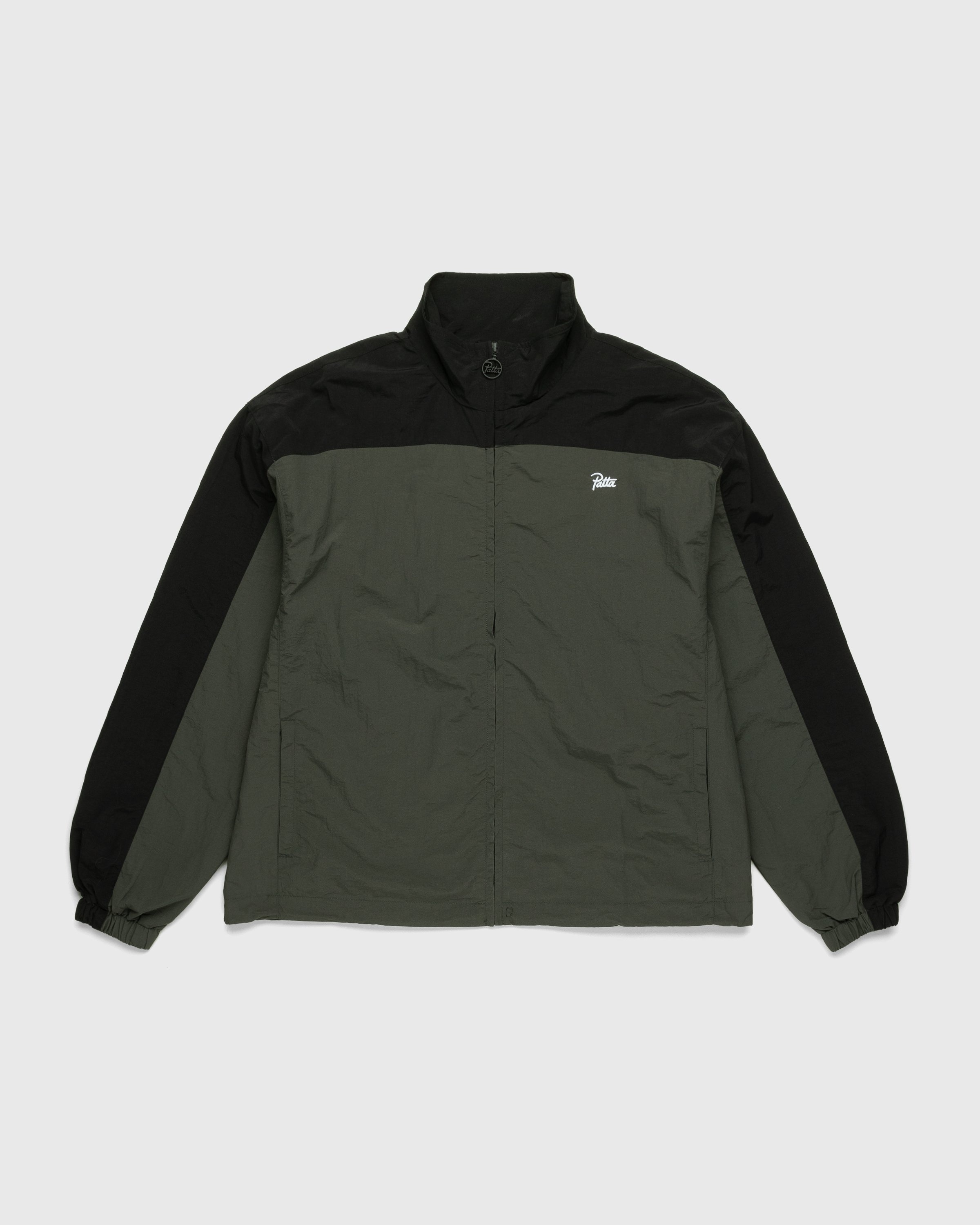 Patta – Athletic Track Jacket Black/Charcoal Grey - Outerwear - Black - Image 1