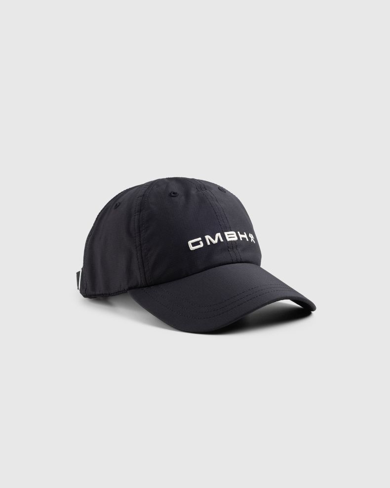 GmbH – Logo Embroidered Baseball Cap Black