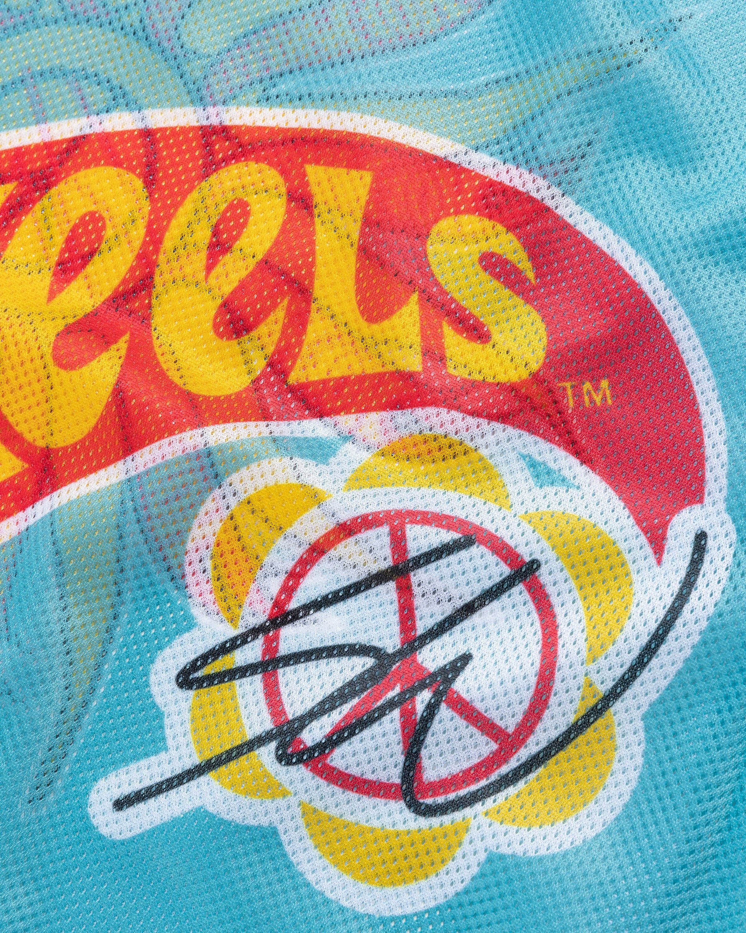 Adidas – Sean Wotherspoon x Hot Wheels Mesh Longsleeve Blue - Longsleeves - Blue - Image 7