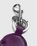 J.W. Anderson – Aubergine Keyring Purple - Keychains - Purple - Image 4