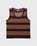 Milenco Striped Tank Top Burgundy