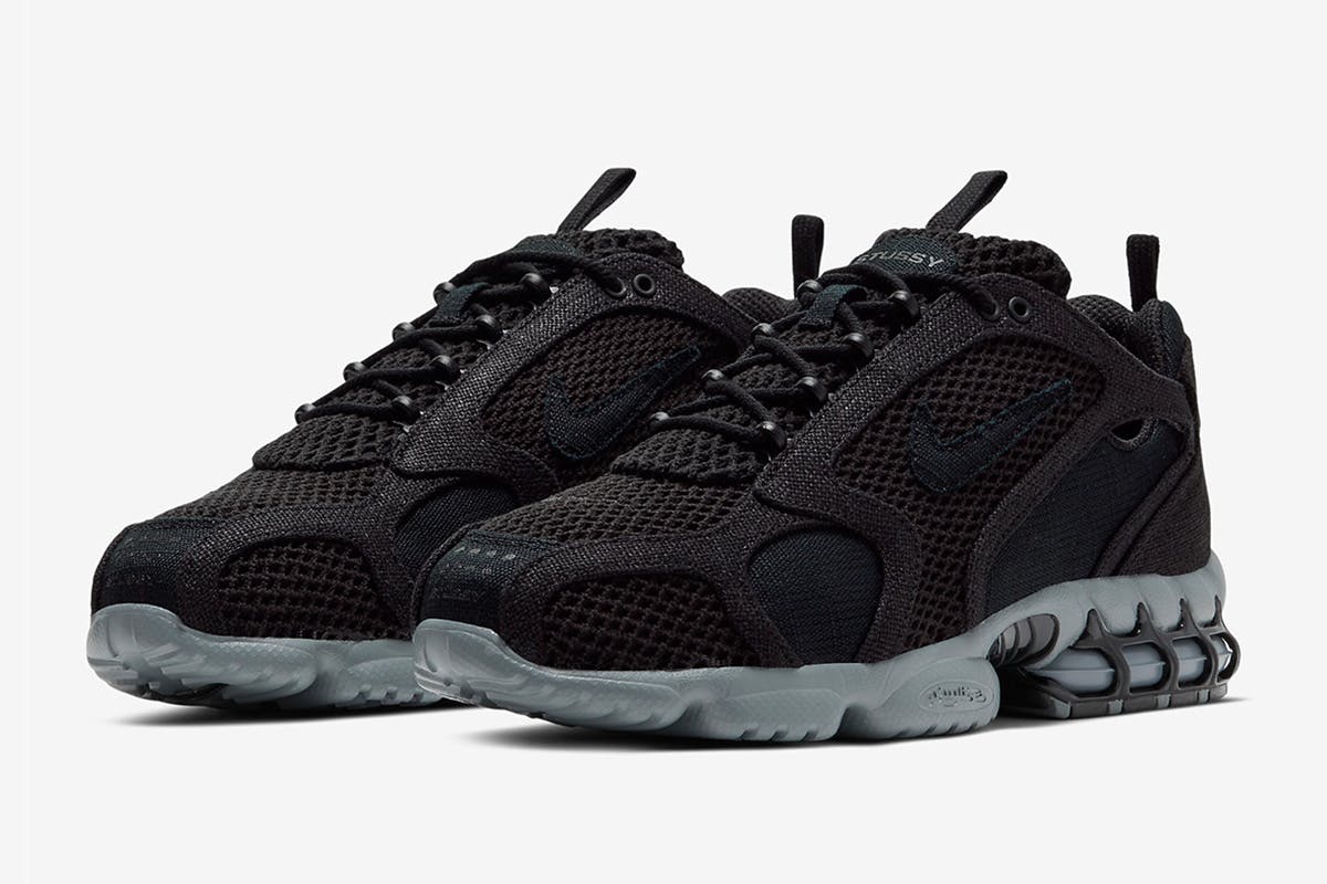 stussy x nike Air Zoom Spiridon Caged 2