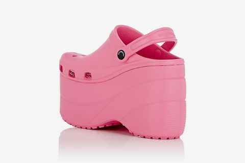 balenciaga platform crocs price
