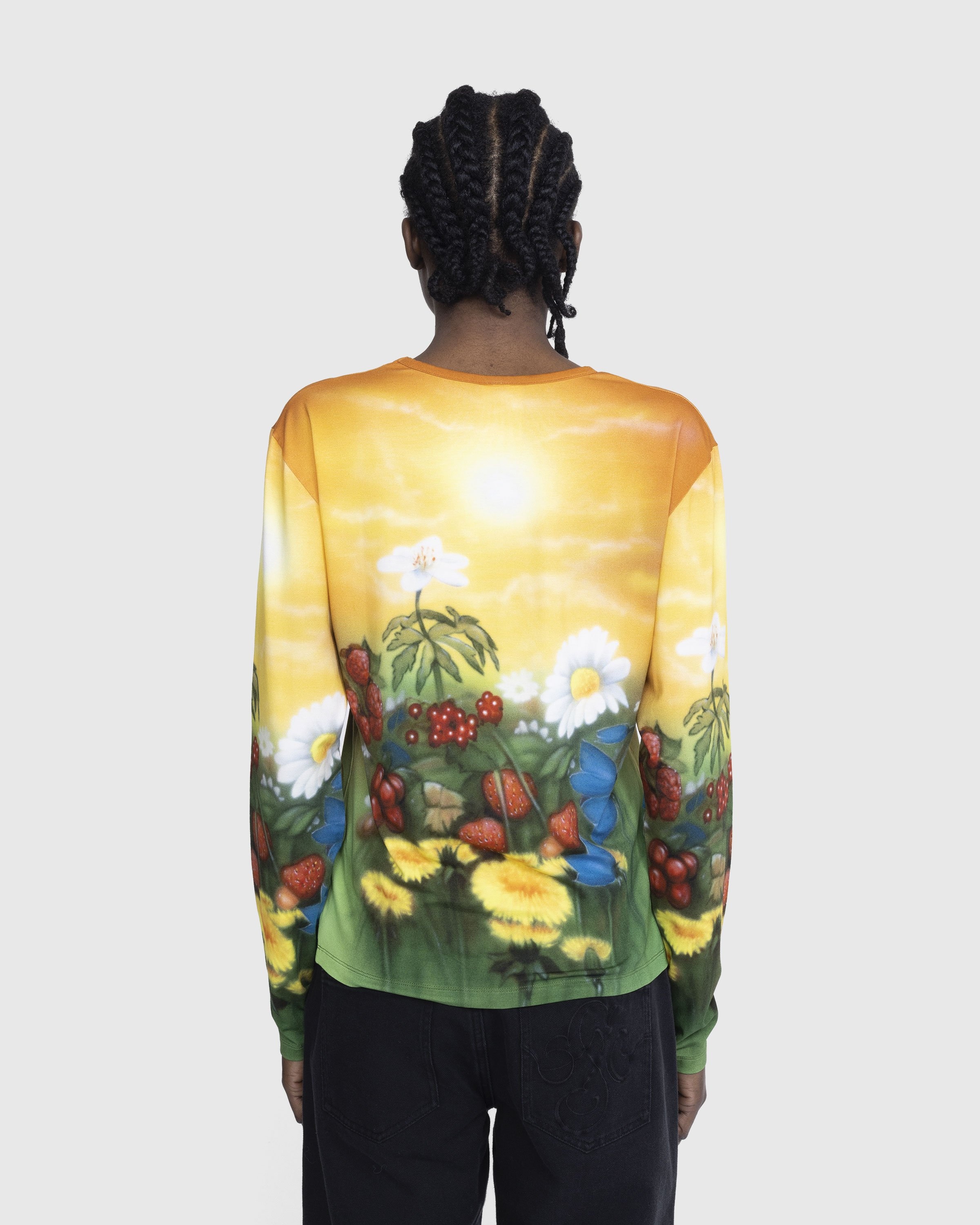 Stockholm Surfboard Club – Floral Airbrush Longsleeve Multi - Longsleeves - Multi - Image 3
