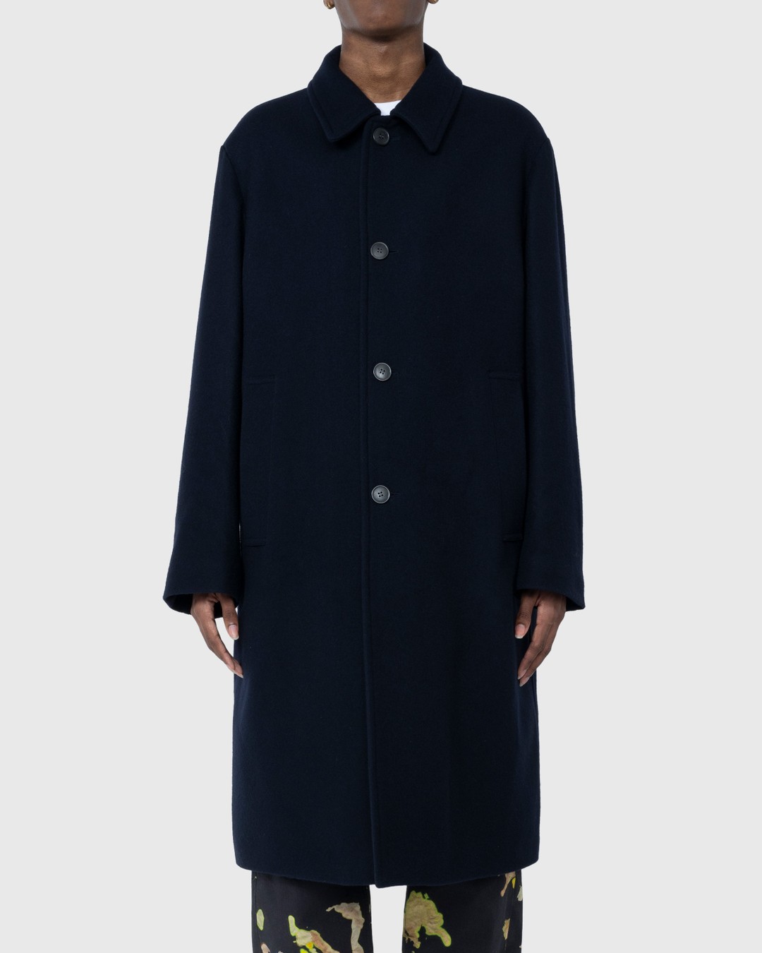 Dries van Noten – Rankle Coat Navy - Outerwear - Blue - Image 2