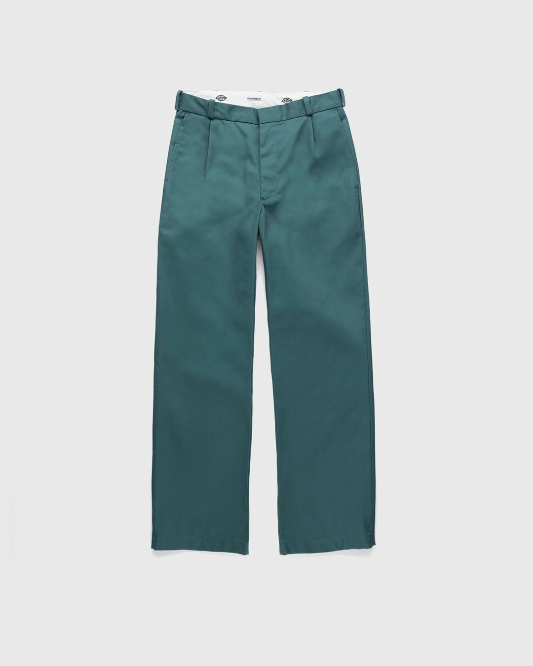 Highsnobiety x Dickies – Pleated Work Pants Lincoln Green - Work Pants - Green - Image 1