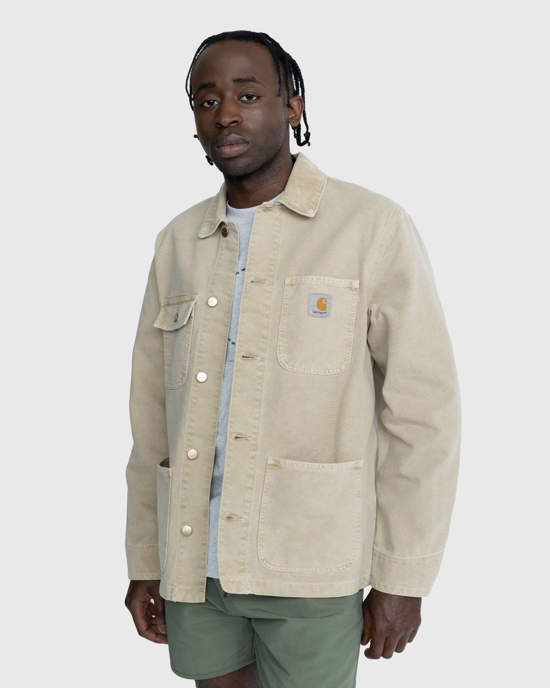 Carhartt WIP – Michigan Chore Coat Beige | Highsnobiety Shop