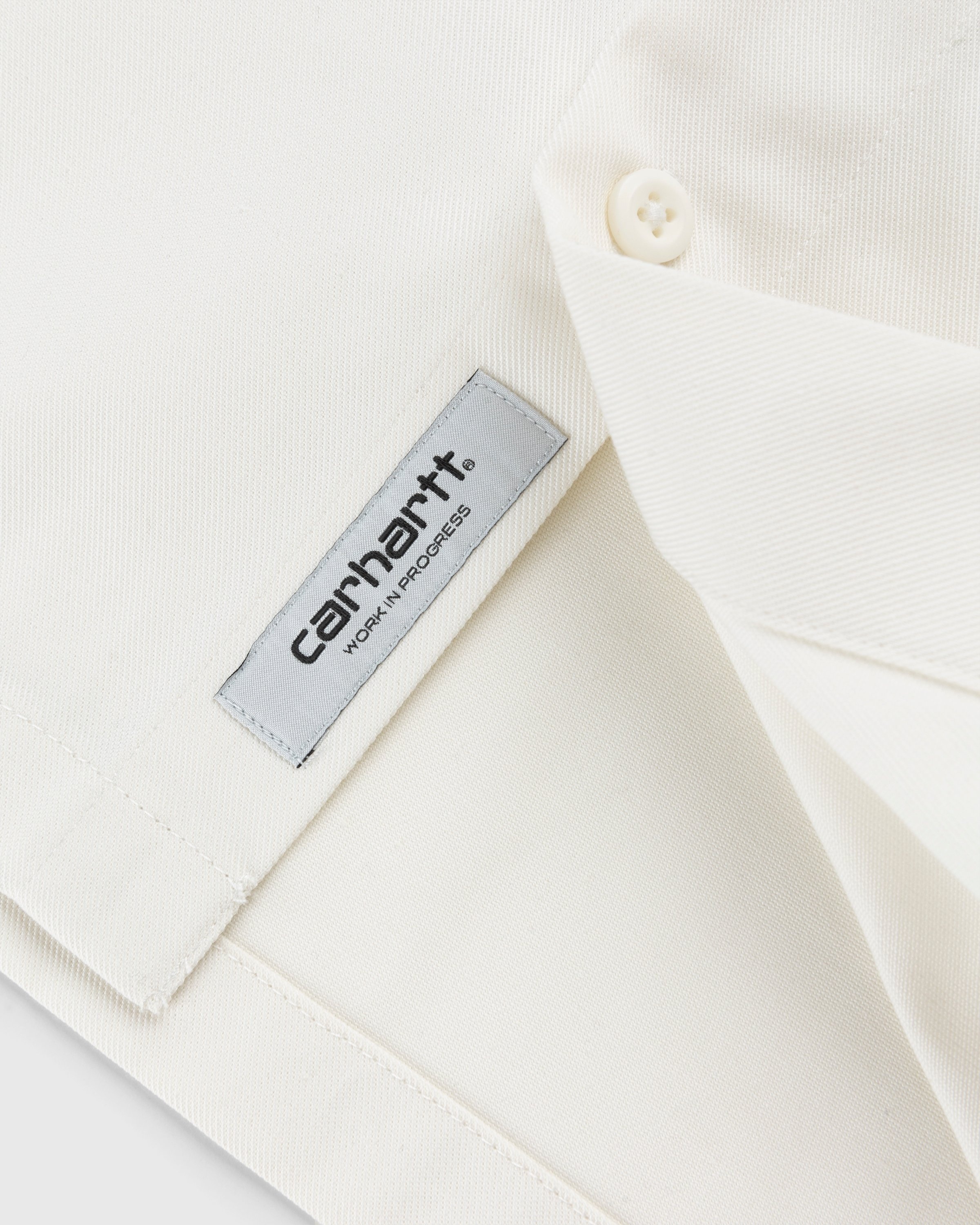 Carhartt WIP – Master Shirt Wax - Shirts - White - Image 7