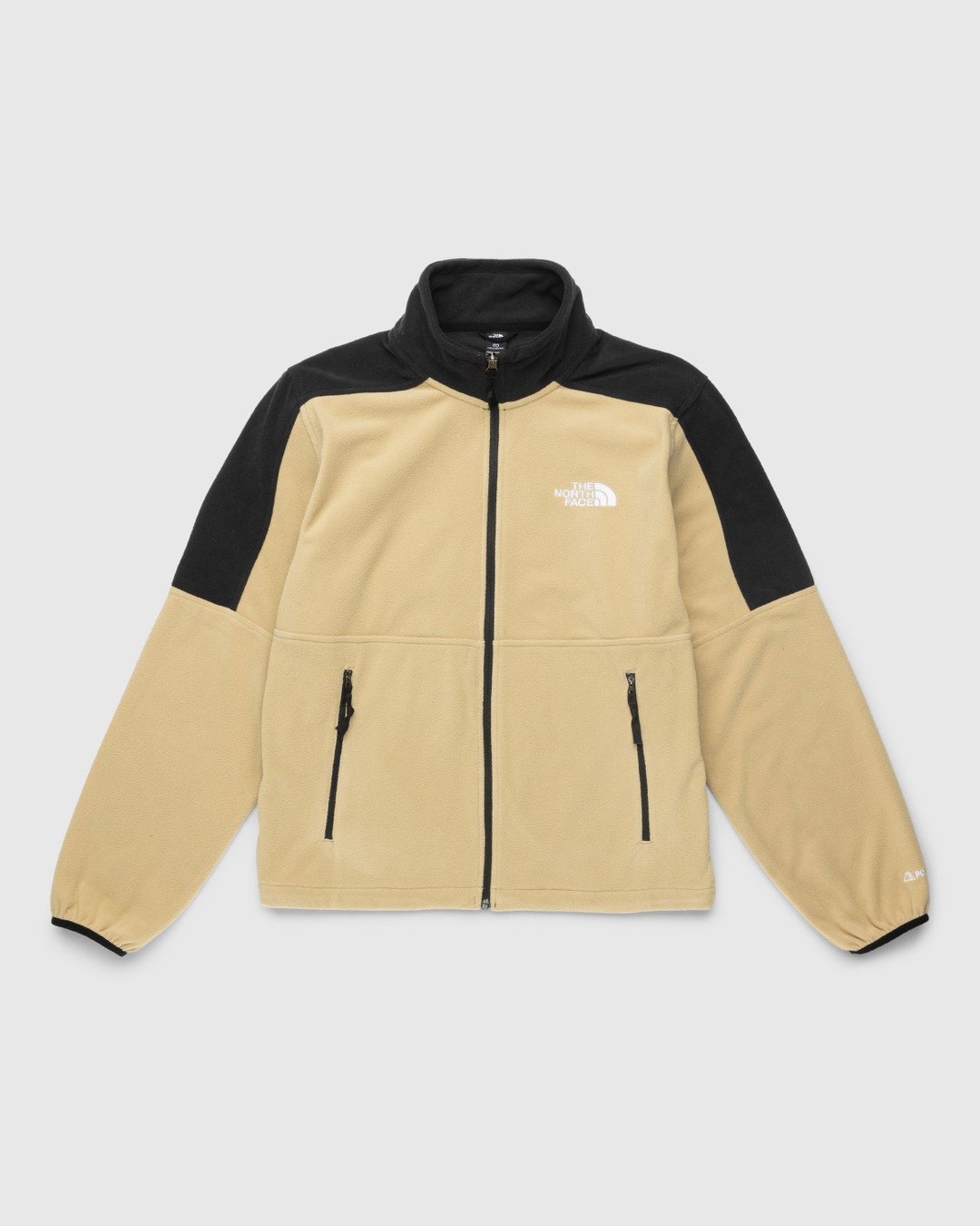 The North Face – TNF Polartec 100 Quarter-Zip Deep Grass Beige - Fleece - Green - Image 1