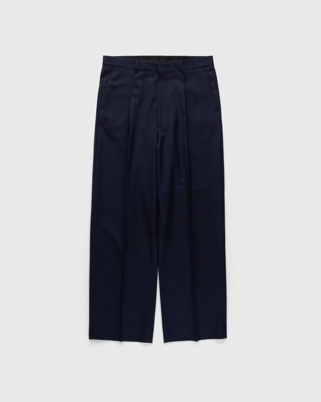 Highsnobiety – Wool Dress Pant Navy - Trousers - Blue - Image 1