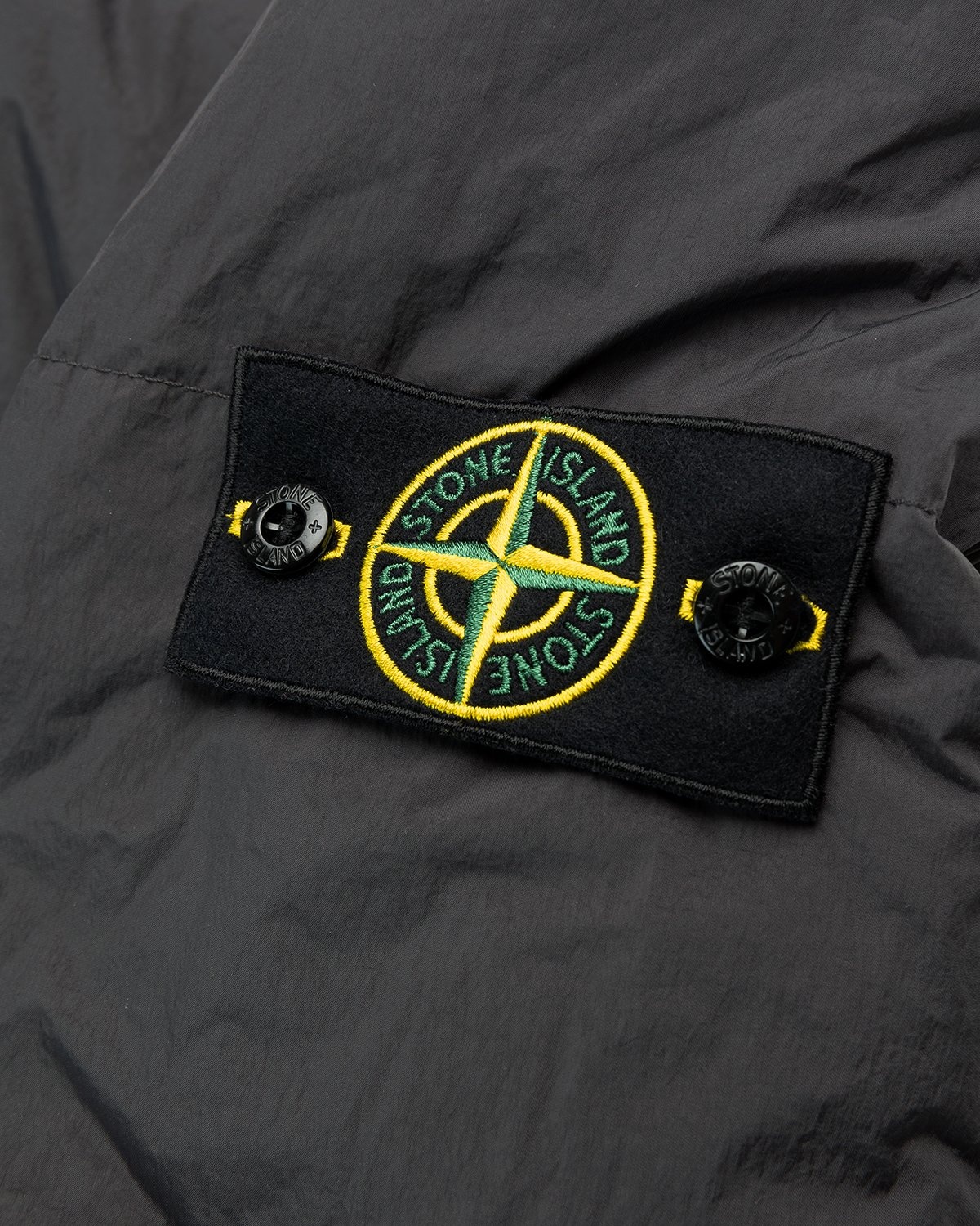 Stone Island – Real Down Jacket Charcoal - Outerwear - Black - Image 4