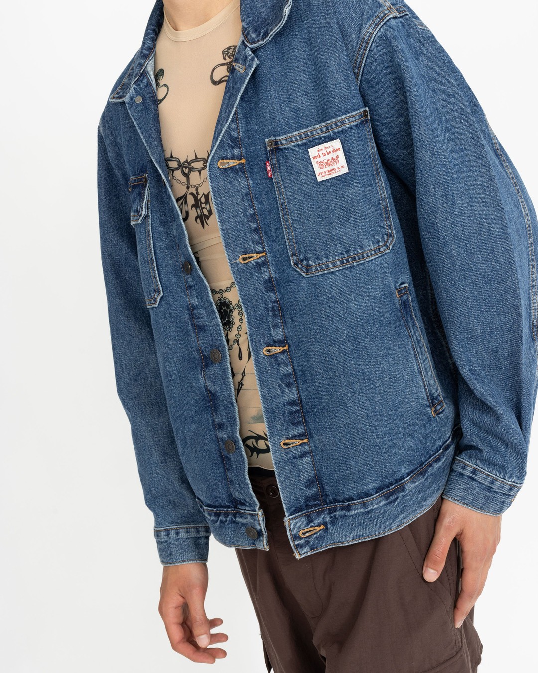 Levi's – Sunrise Trucker Jacket Medium Indigo | Highsnobiety Shop