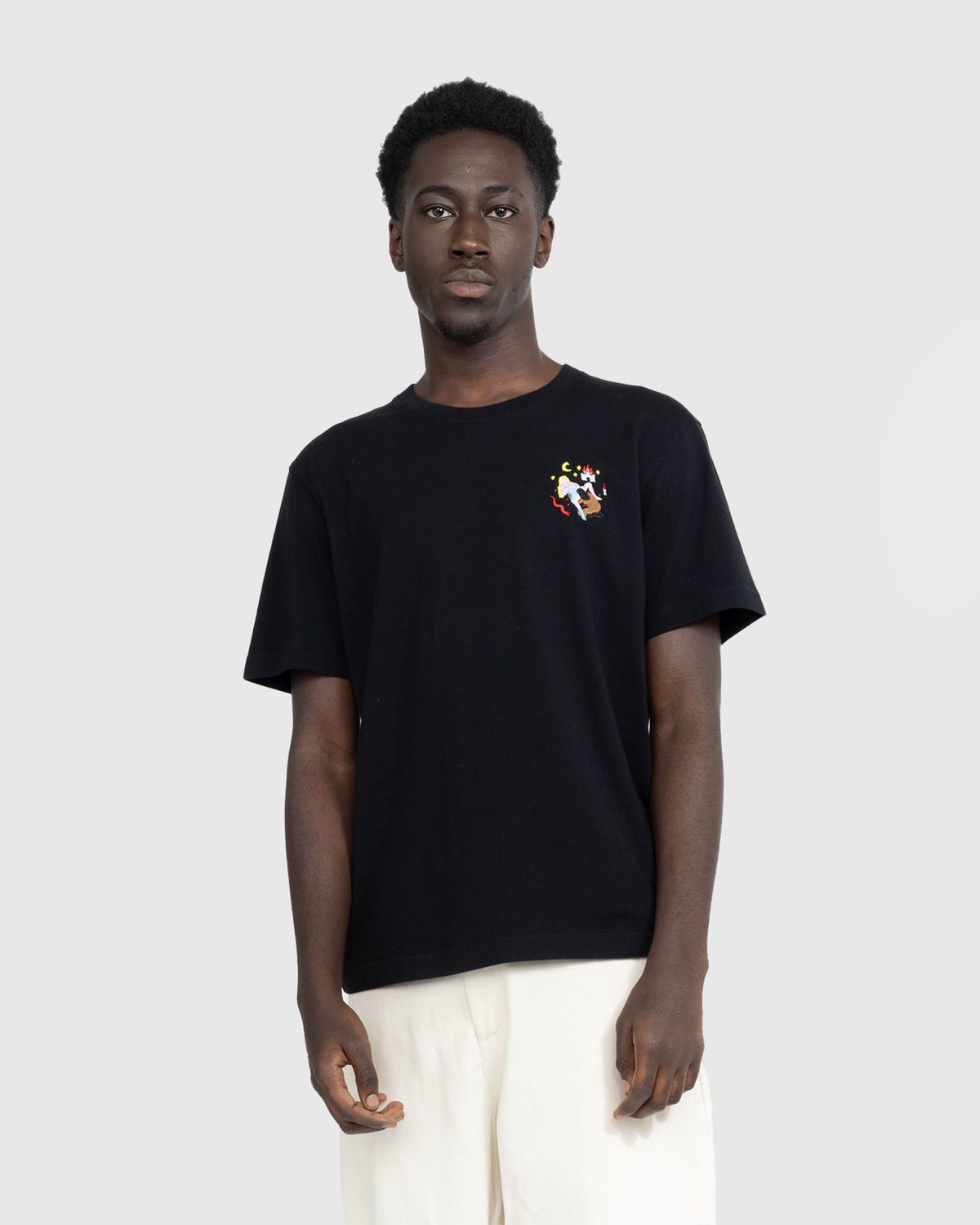 Carne Bollente – Middle Edging T-Shirt Black - T-shirts - Black - Image 5