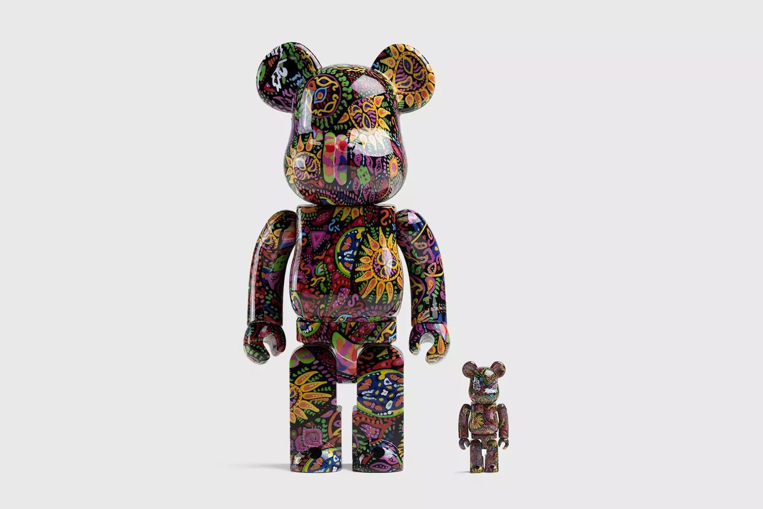 Be@rbrick Psychedelic Paisley 100% and 400%