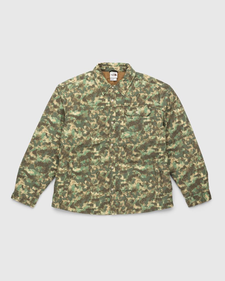 The North Face – M66 Utility Rain Jacket Military Olive/Stippled Camo Print