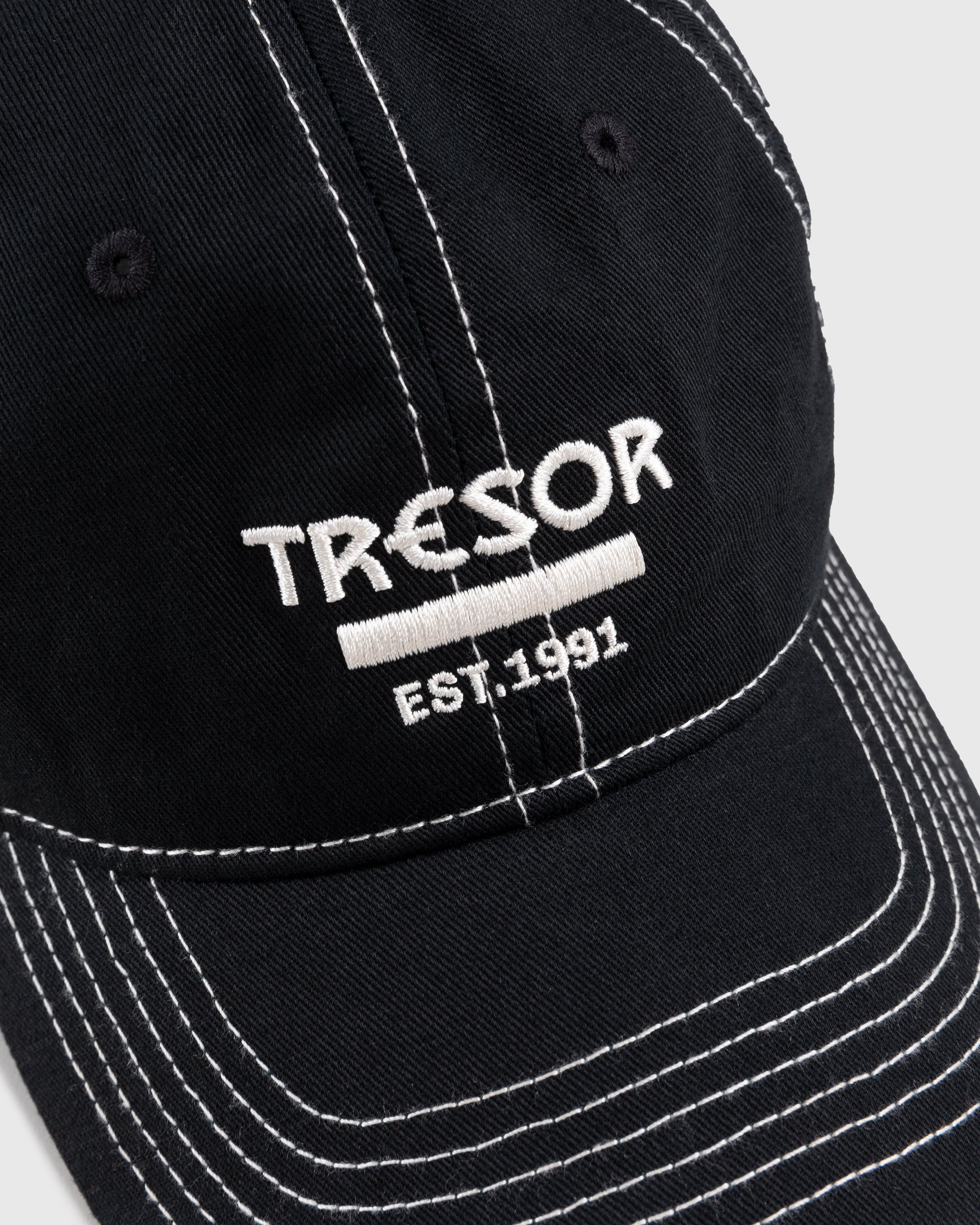 Tresor x Highsnobiety – BERLIN, BERLIN 3 Cap Black - Hats - Black - Image 4