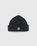 Ribbed Wool Beanie Melange Charcoal