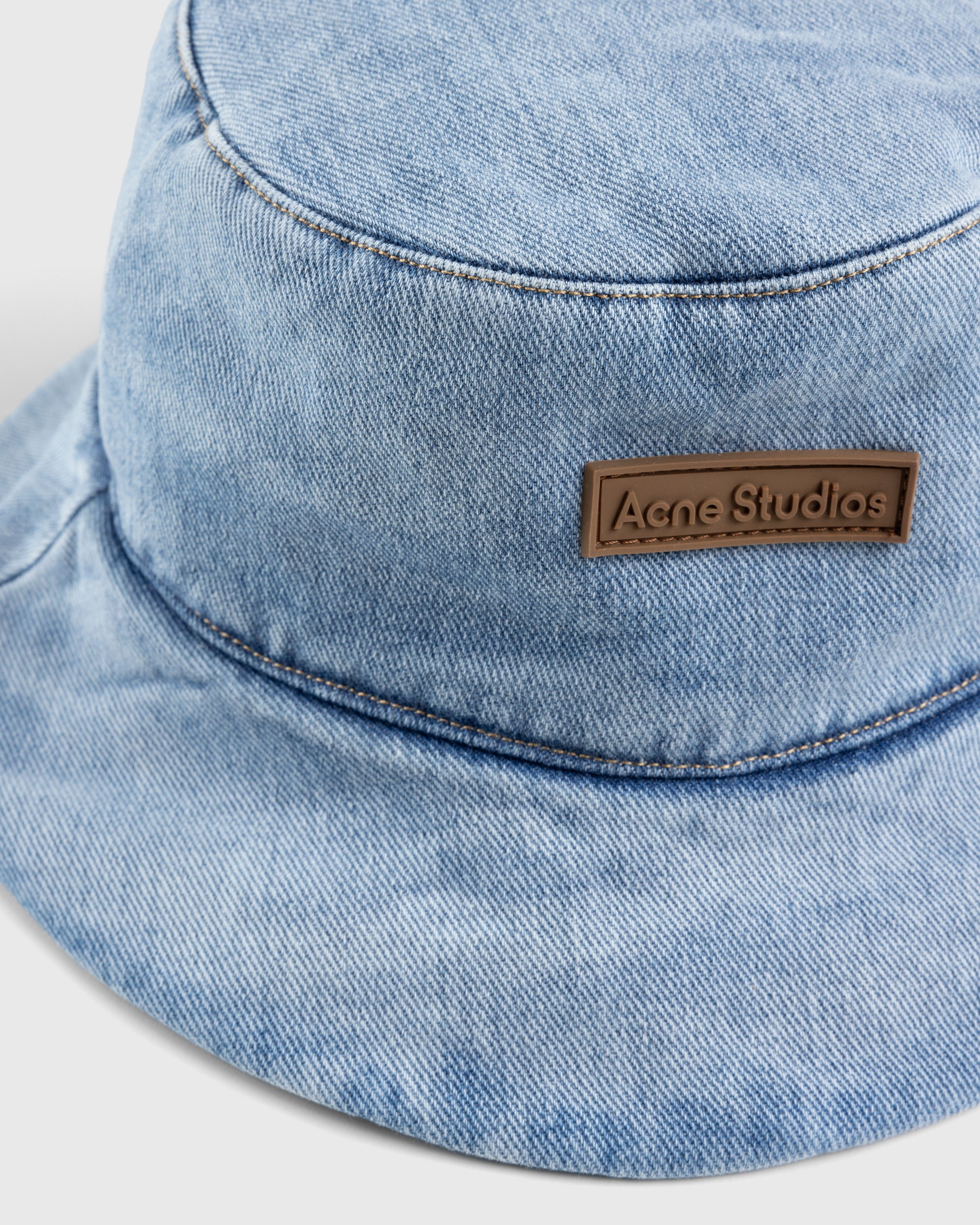 Acne Studios – Cat Print Denim Cap Blue