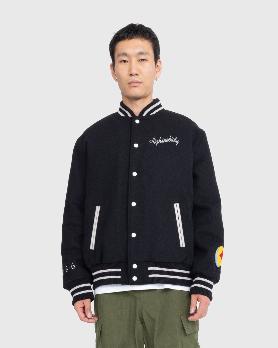 Highsnobiety x Pixar – Varsity Jacket Black  - Outerwear - Black - Image 3