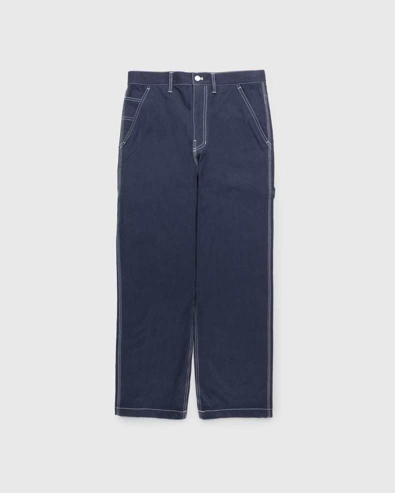 Sun Dried Canvas Carpenter Pants Navy