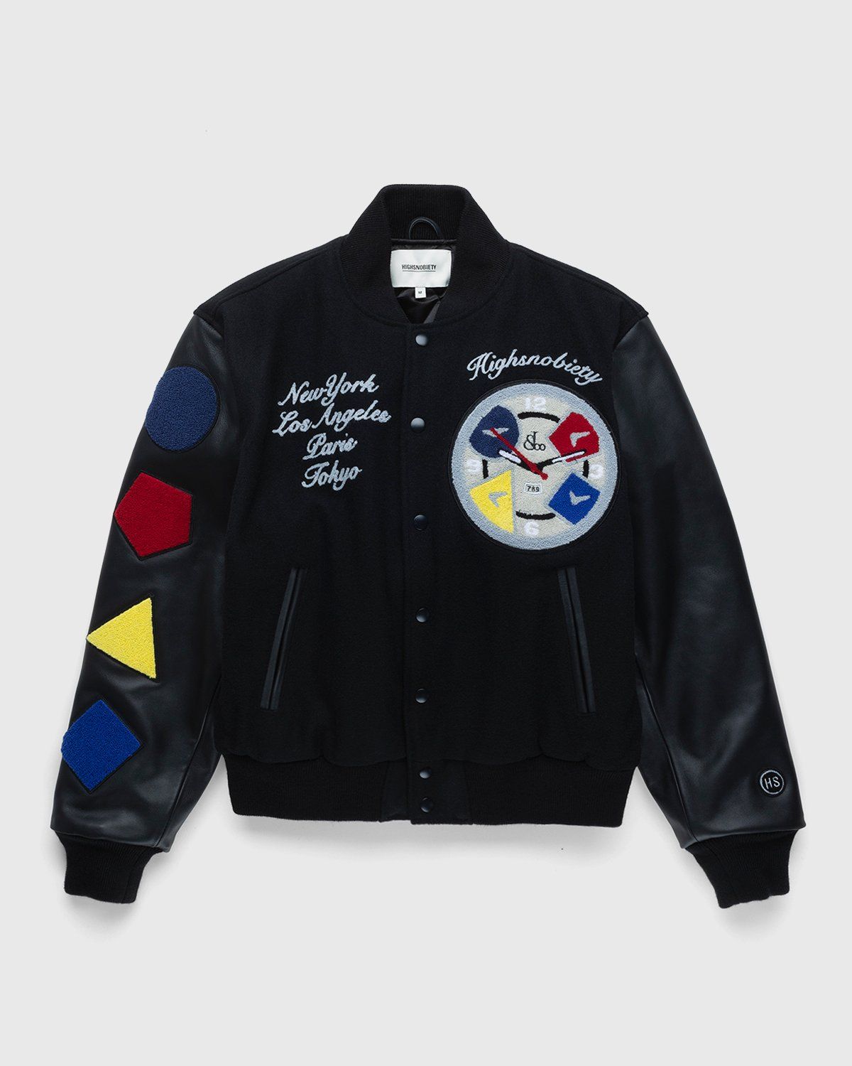 Jacob & Co. x Highsnobiety – Logo Varsity Jacket Black - Outerwear - Black - Image 1