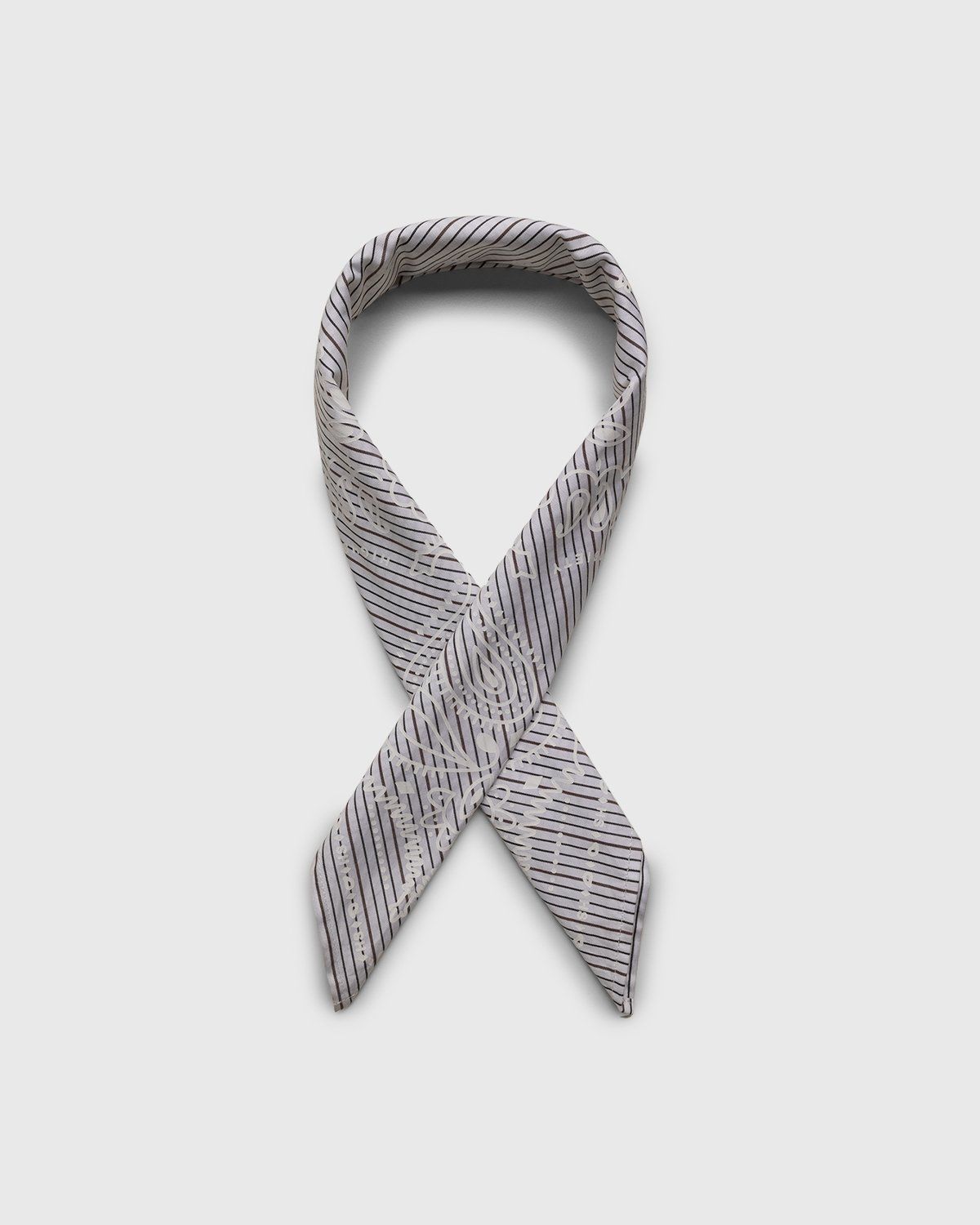Highsnobiety – Shirting Bandana White - Scarves - White - Image 1