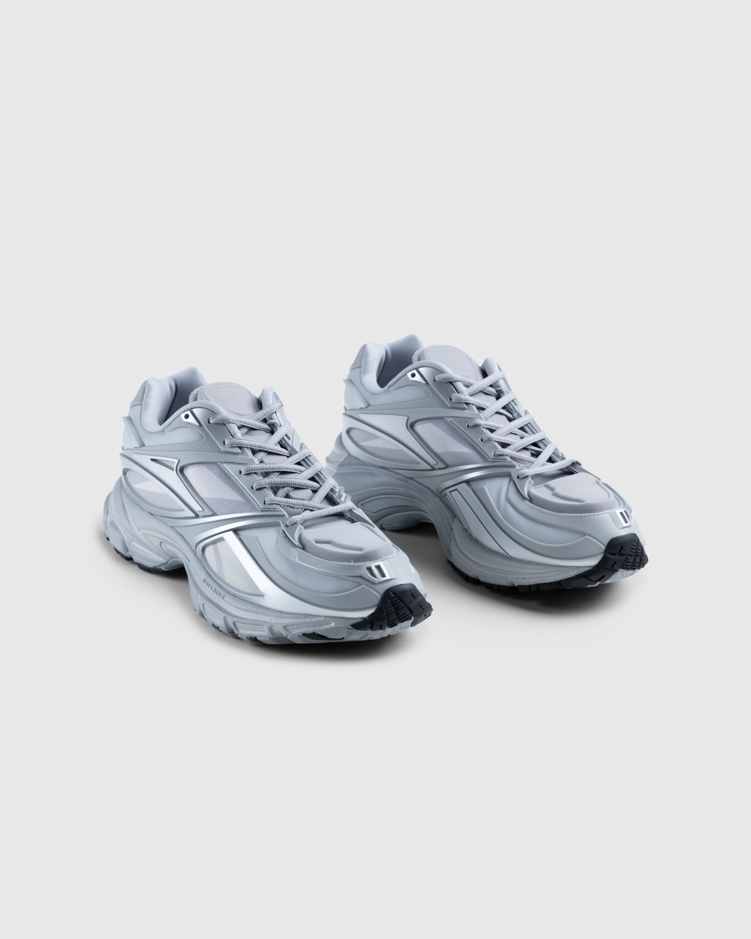 Silver reebok high tops hotsell