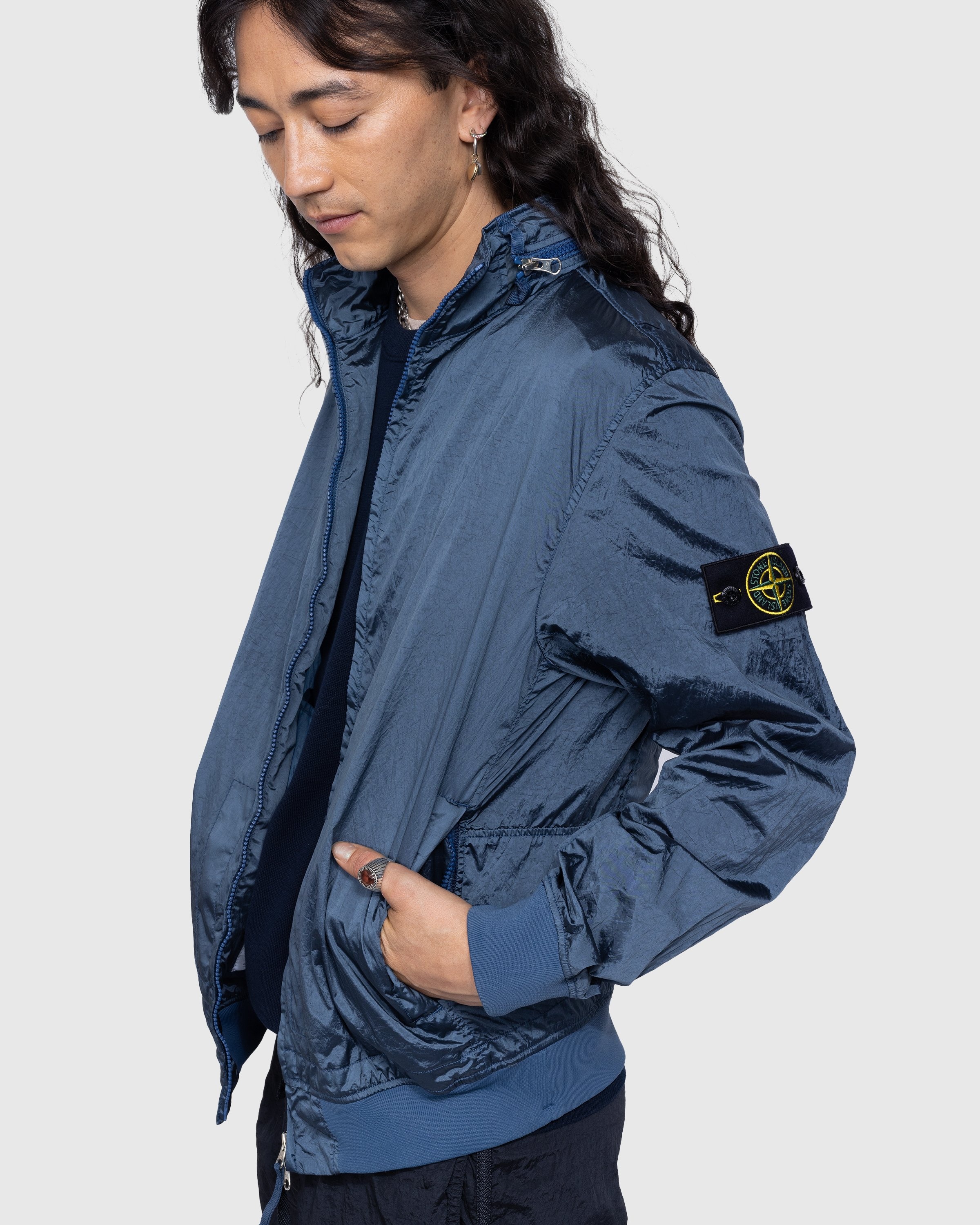 Stone Island Giubbotto Blue 781541920 Highsnobiety Shop