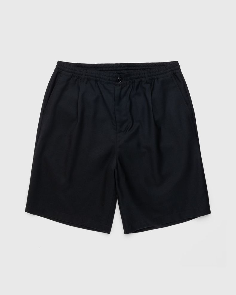 Highsnobiety – Tropical Wool Elastic Shorts Black