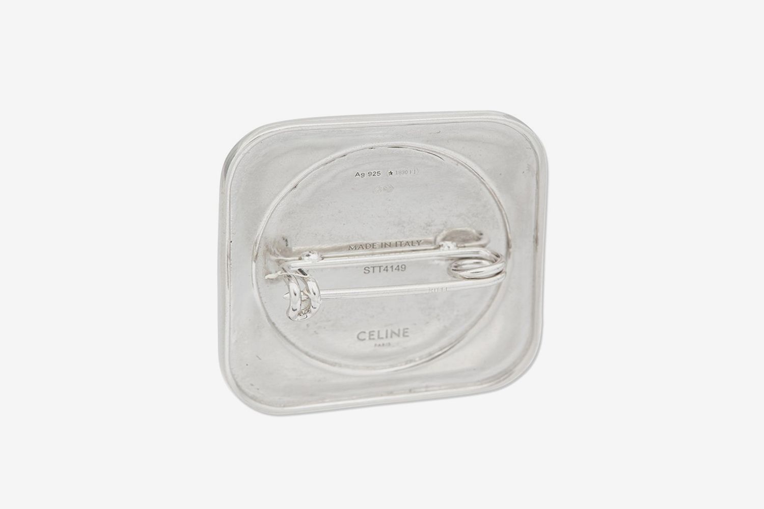 Silver Square Badge