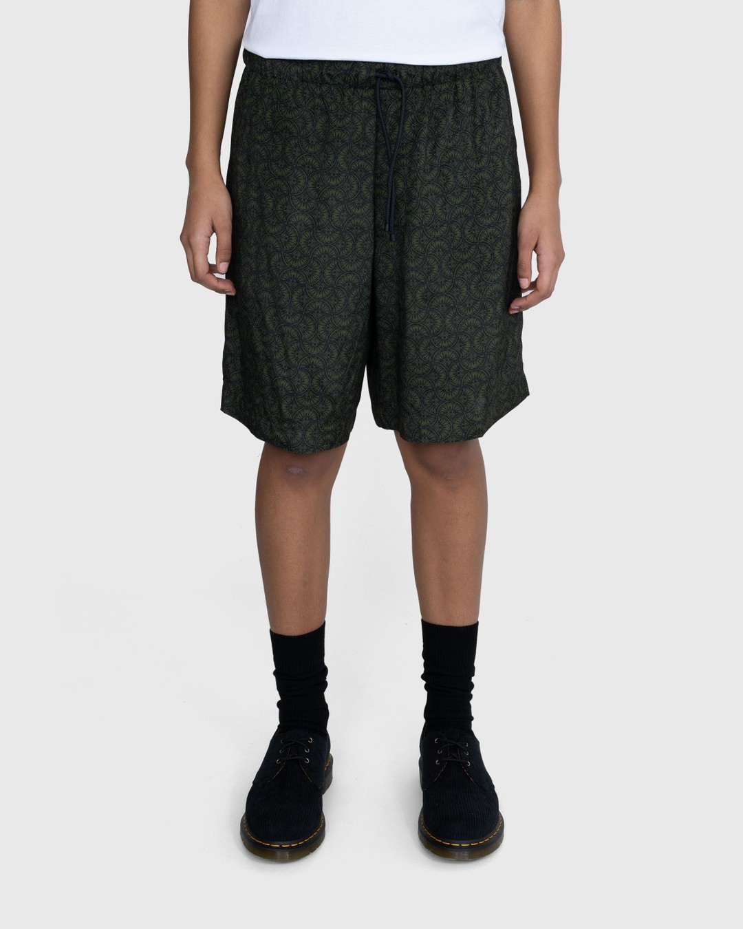 Dries van Noten – Piperi Shorts Bottle - Shorts - Green - Image 2