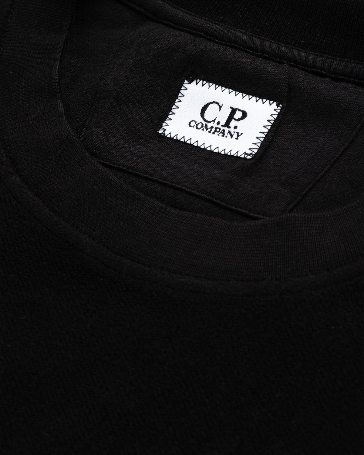 C.P. Company Lens Detail Crewneck Sweatshirt Black