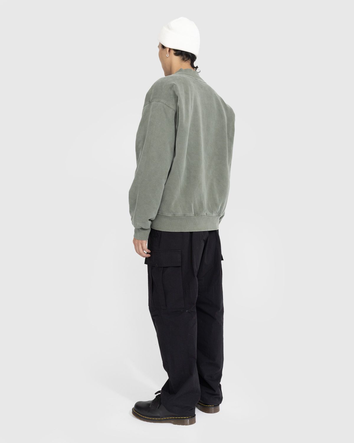 Carhartt WIP – Vista Sweat Bomber Smoke Green - Outerwear - Green - Image 3