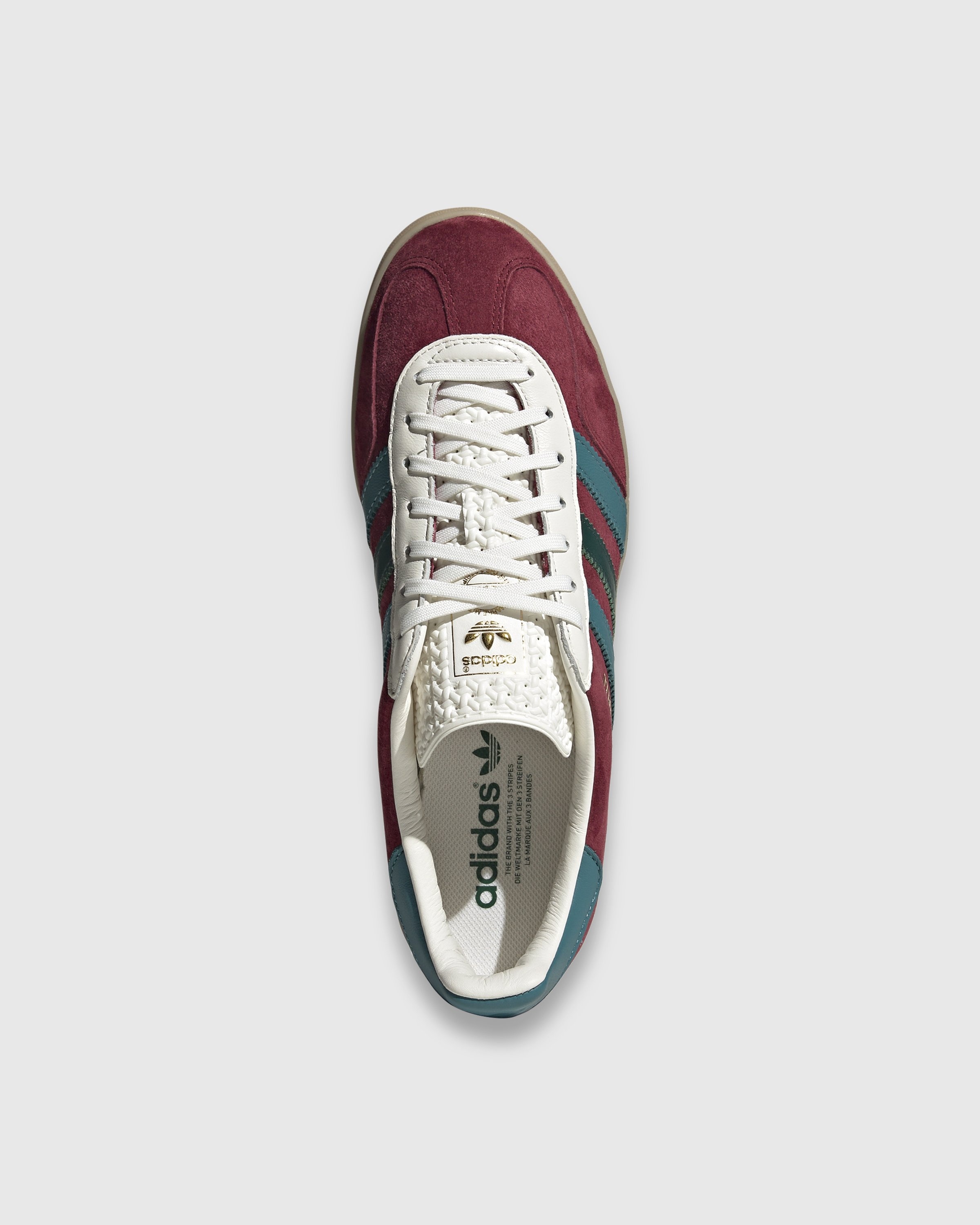 Adidas – adidas – Gazelle Core Burgundy/Green - Sneakers - Red - Image 5