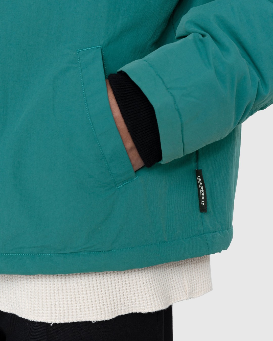 Highsnobiety – Insulated Coach Jacket Sea Green - Outerwear - Green - Image 5