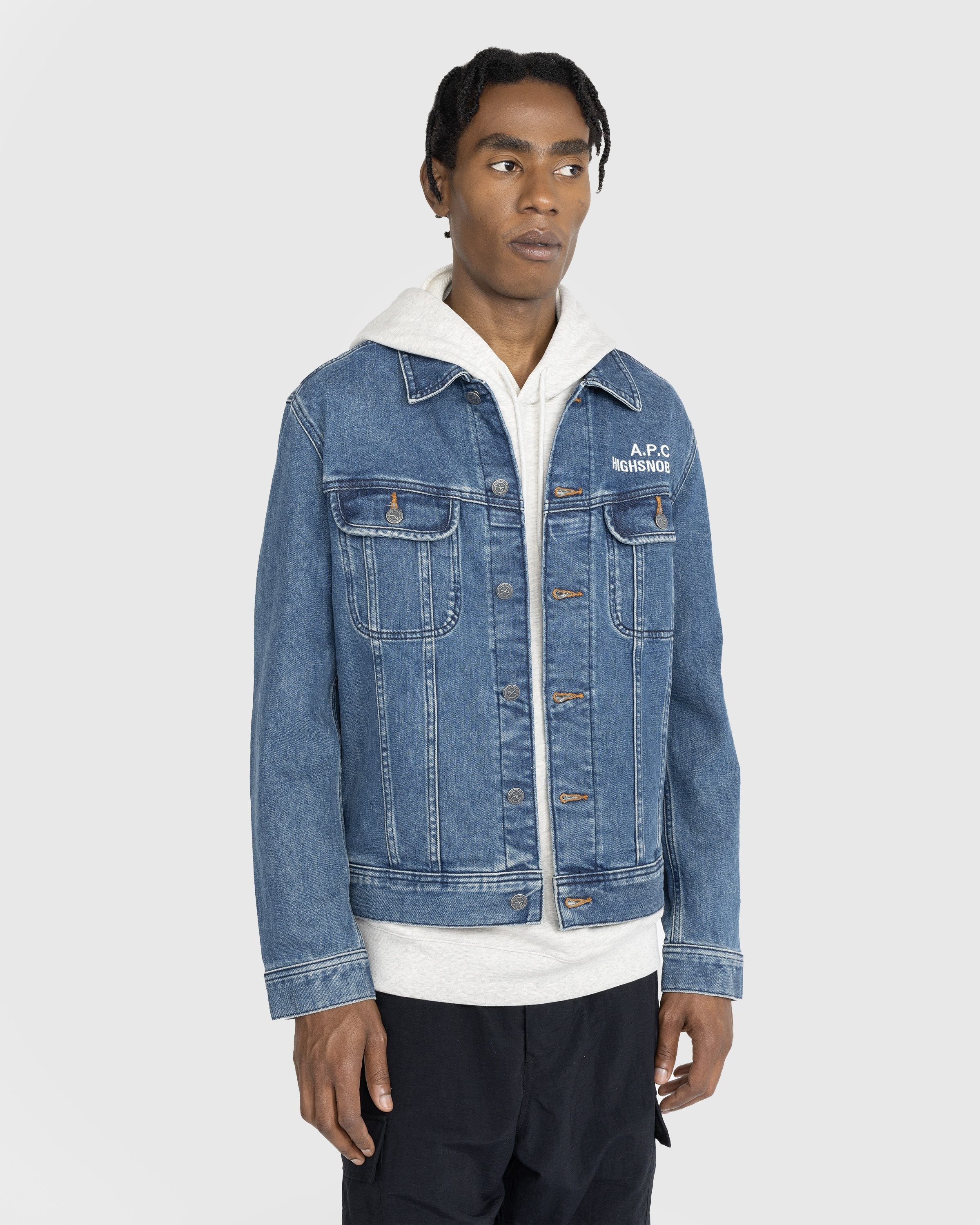 A.P.C. x Highsnobiety – Neu York Jean Jacket Blue - Outerwear - Blue - Image 3