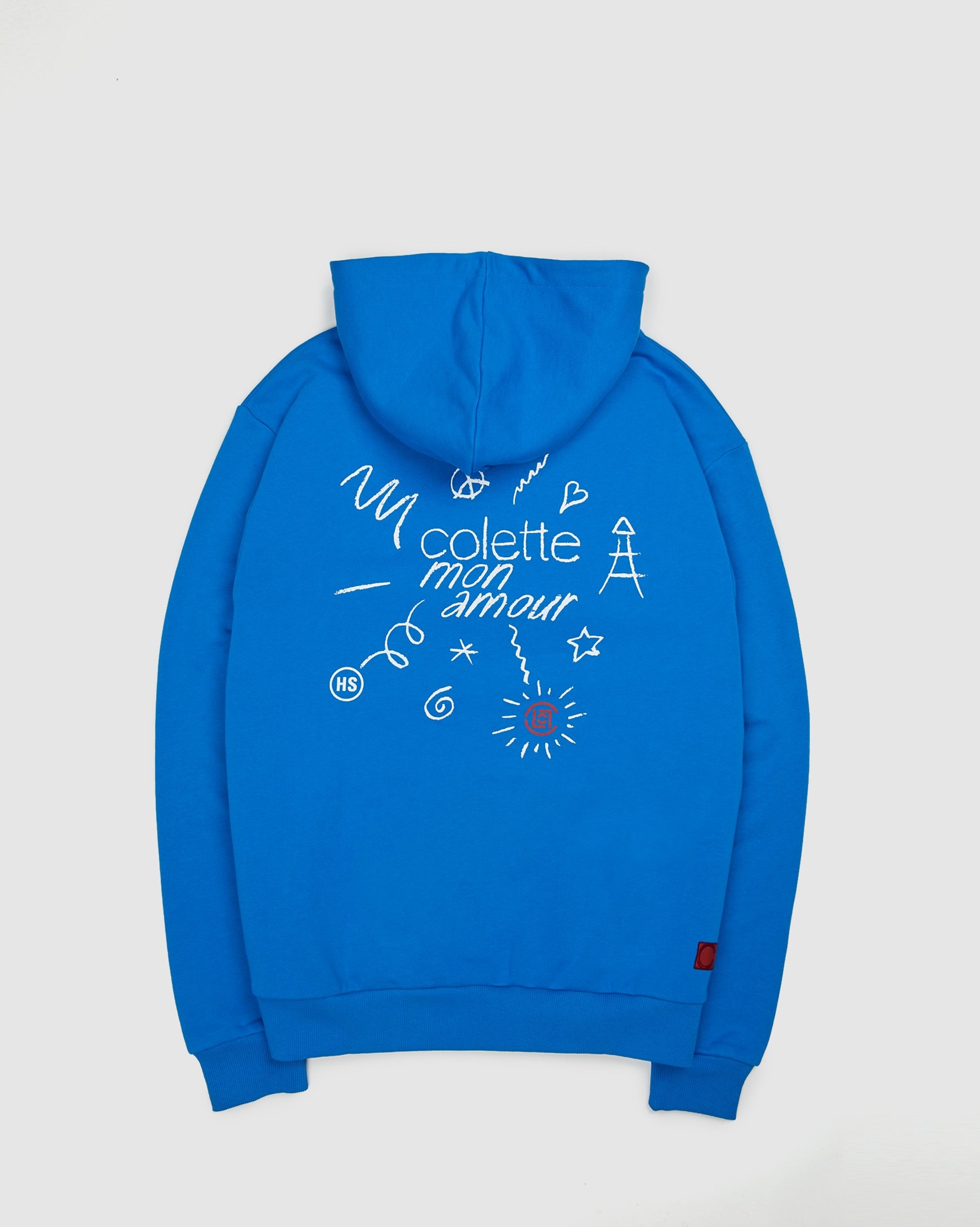 Colette Mon Amour – CLOT Blue Hoodie - Sweats - Blue - Image 1