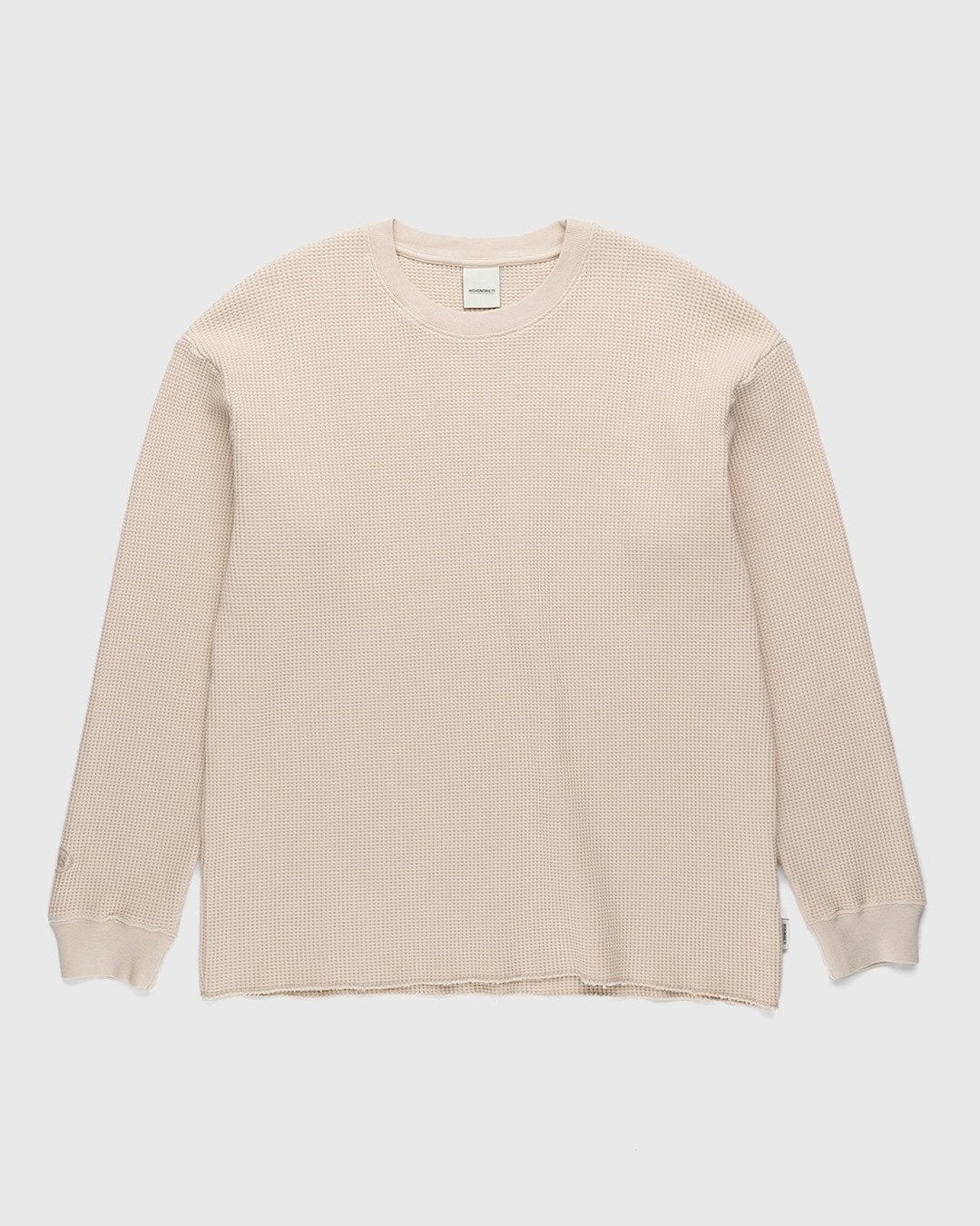Highsnobiety – Thermal Staples Long Sleeve Off White - Sweats - Beige - Image 1