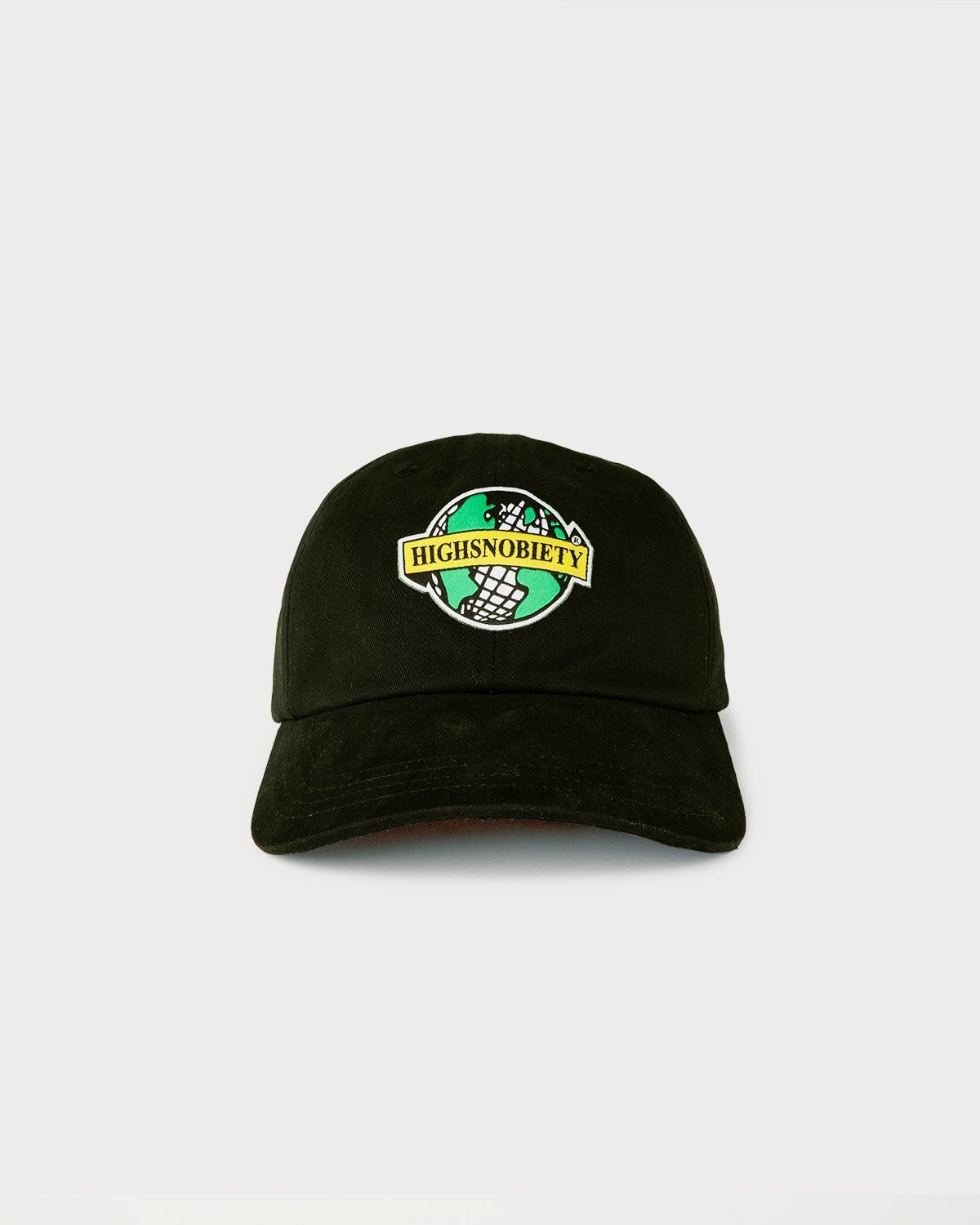 Highsnobiety – L'as du fallafel Logo Cap Black - Hats - Black - Image 1
