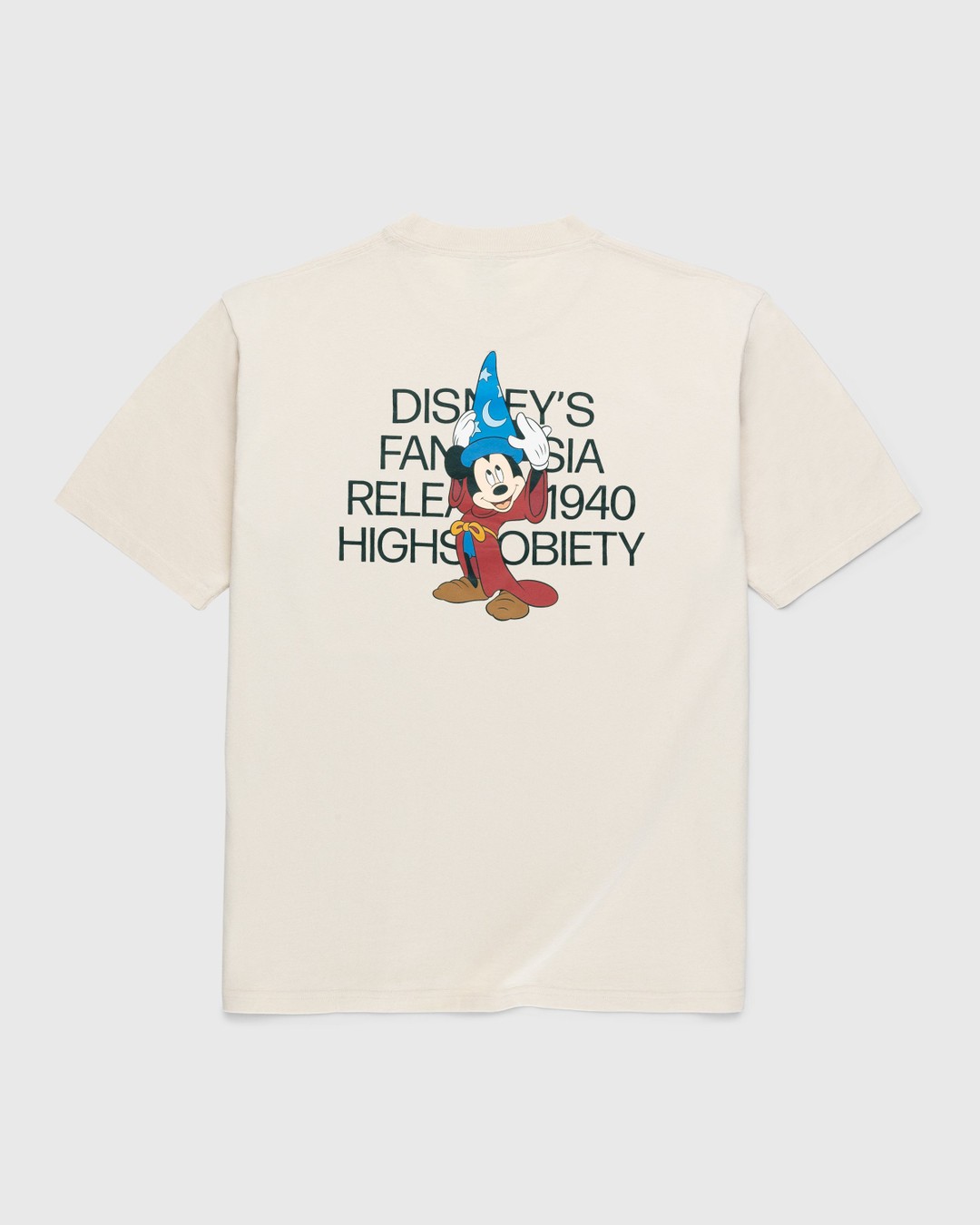 Disney Fantasia x Highsnobiety – Sorcerer Mickey T-Shirt Eggshell - Tops - Beige - Image 1