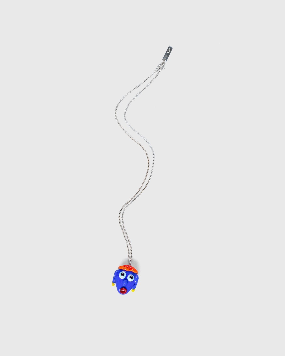 Nita – Kenneth Ize Graphic Necklace Blue - Jewelry - Blue - Image 1