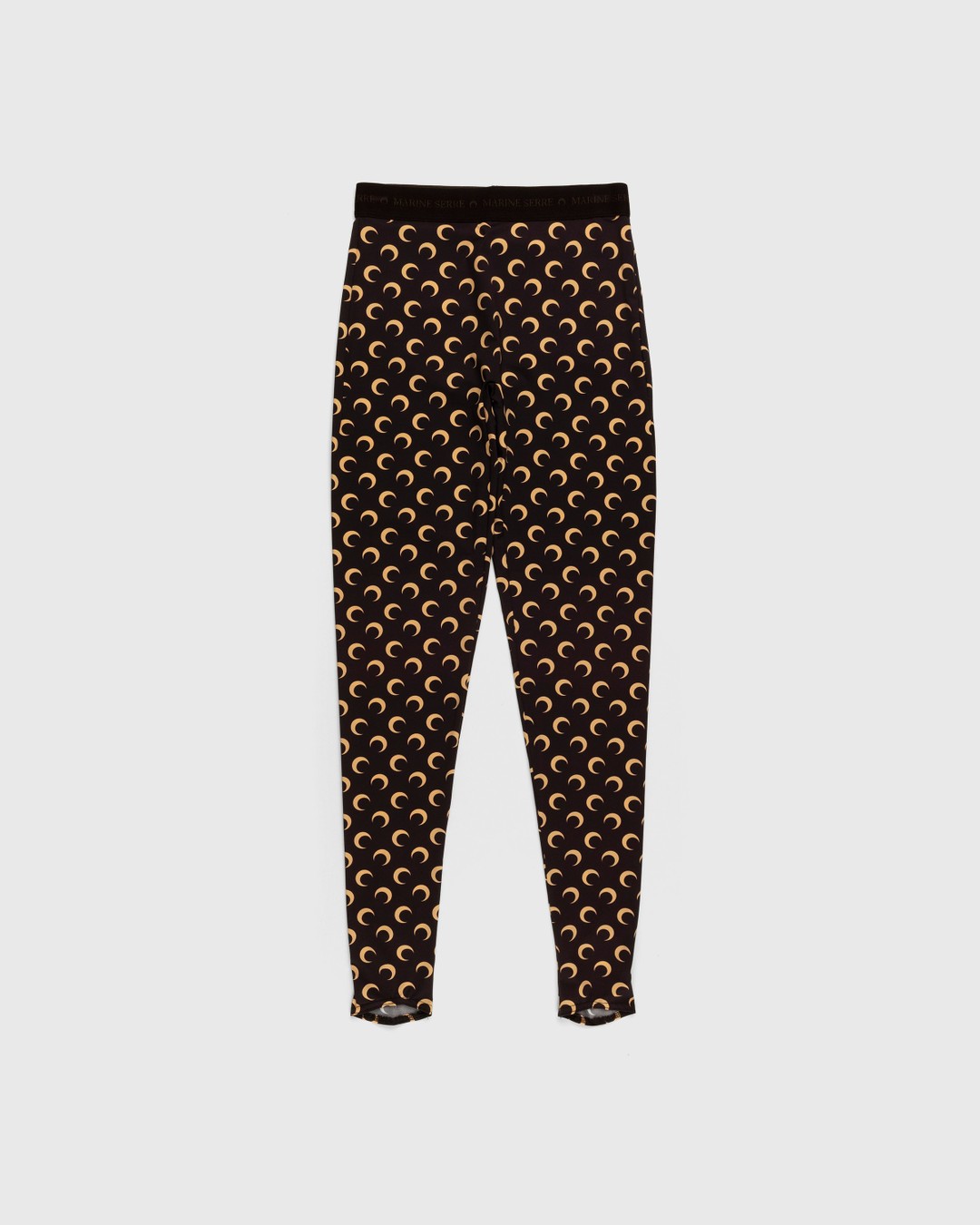 Marine Serre – Fuseaux Moon Leggings Brown - Pants - Brown - Image 1
