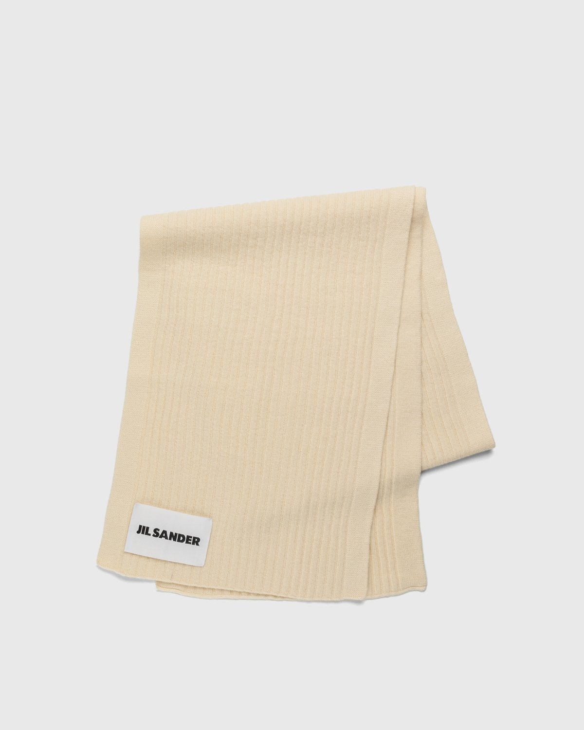 Jil Sander – Scarf Natural - Scarves - Beige - Image 1