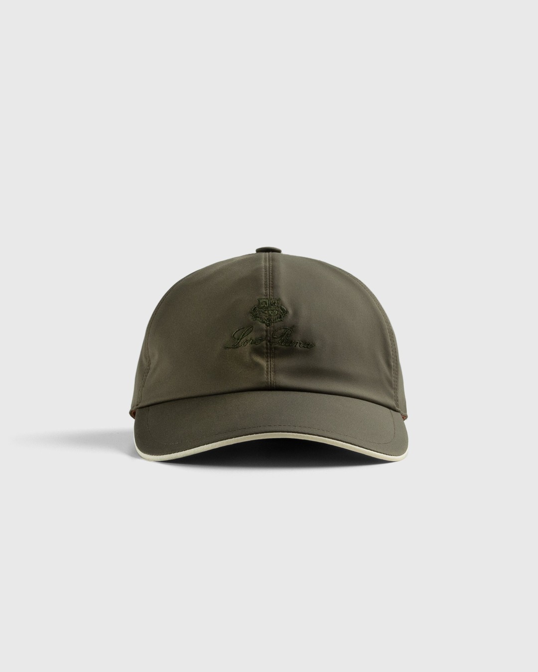 Loro Piana – Bicolor Baseball Cap Dark Military/Ivory - Hats - Black - Image 2