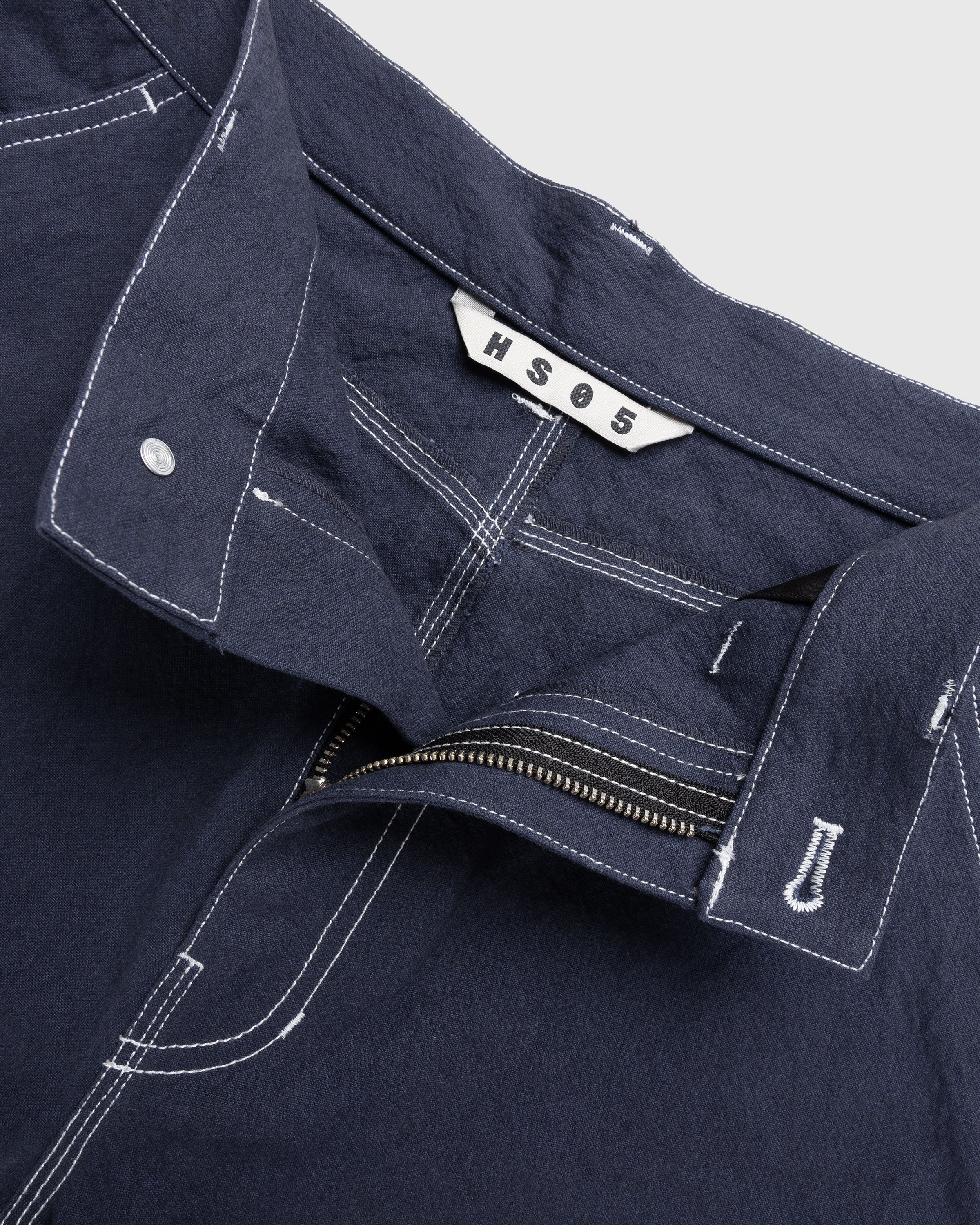 Highsnobiety HS05 – Sun Dried Canvas Carpenter Pants Navy - Pants - Blue - Image 6