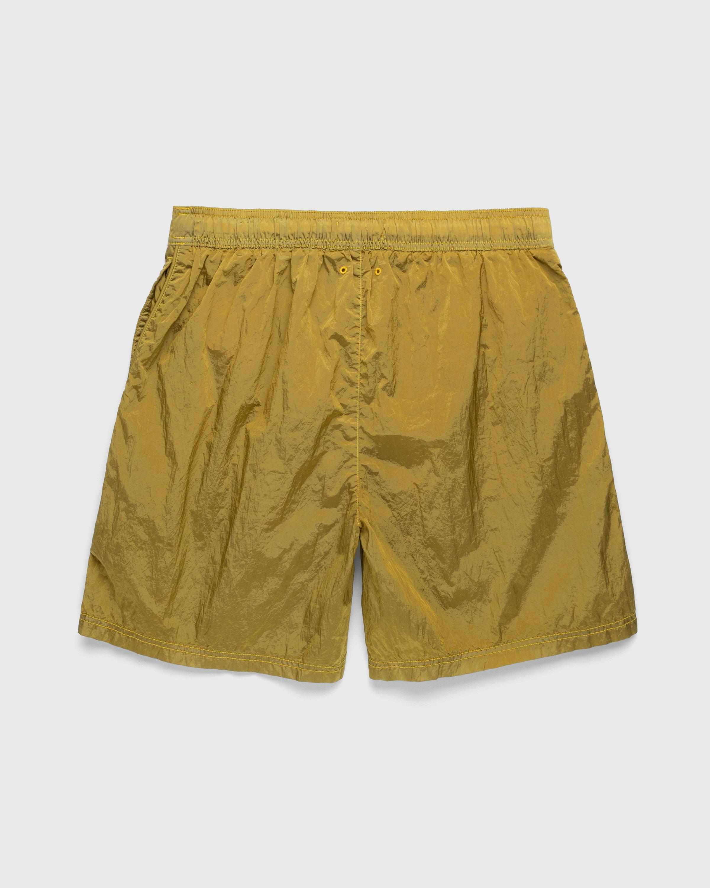 Stone island yellow shorts deals