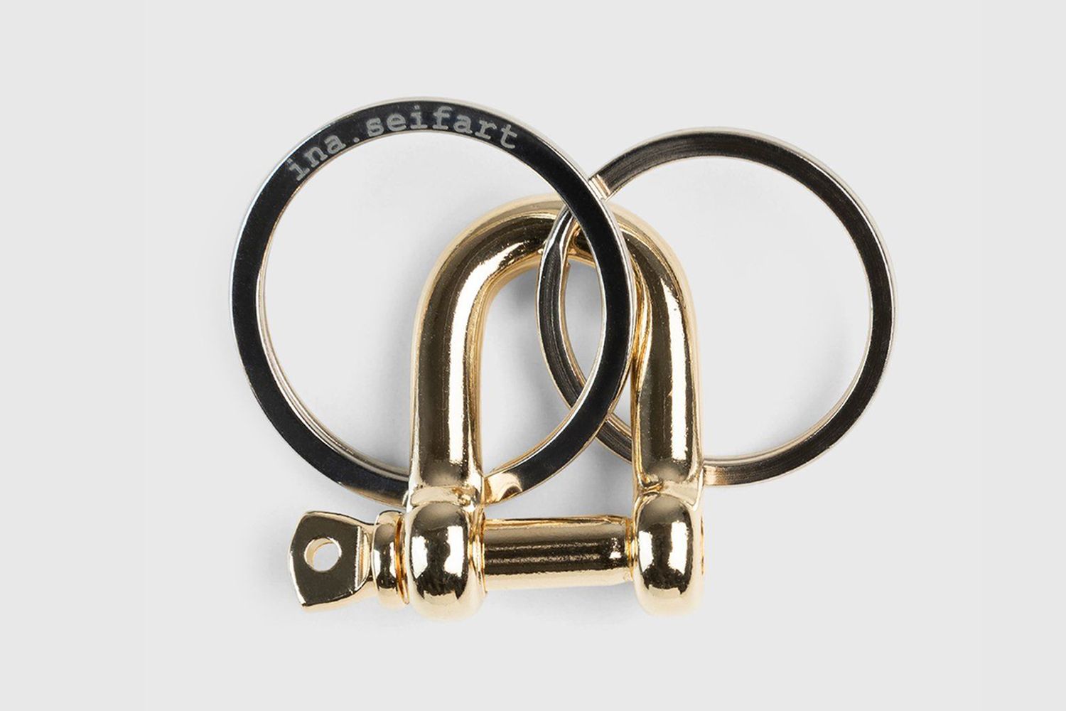 Small Gold Karabiner