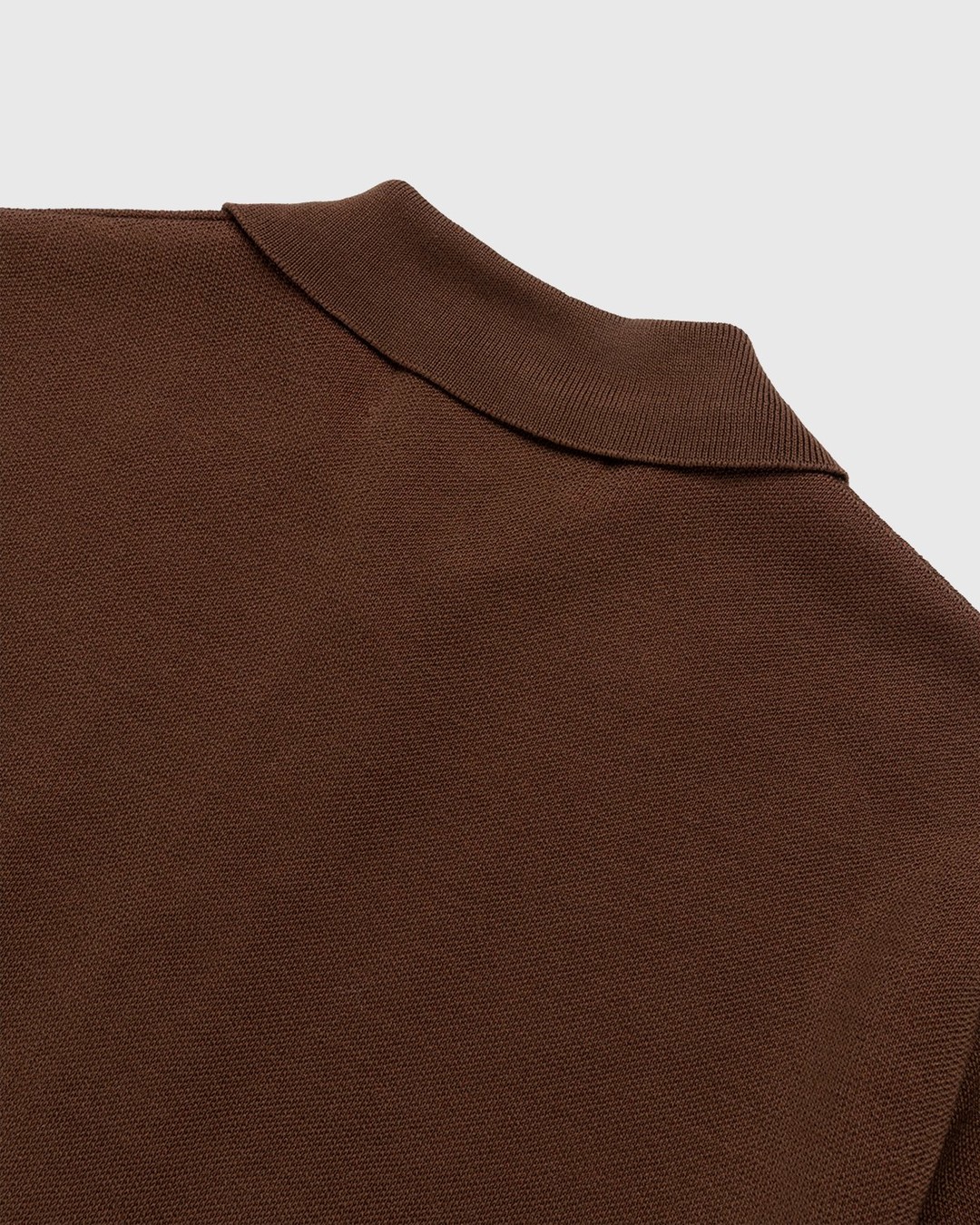 Carne Bollente – Upside Down Knit Shirt Brown - Shortsleeve Shirts - Brown - Image 3